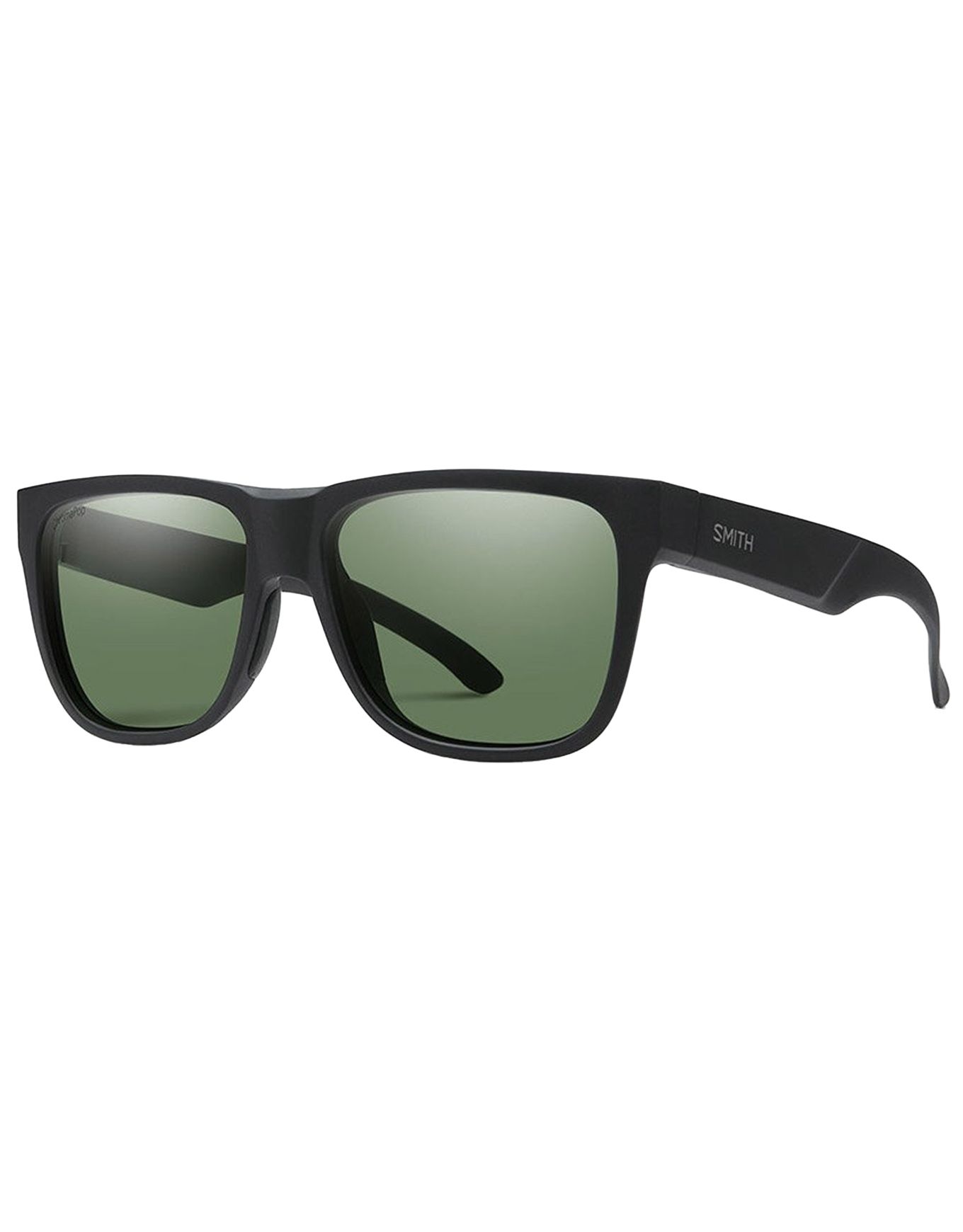 Lowdown 2 Matte Black Chromapop Polarized Grey Green + Smith