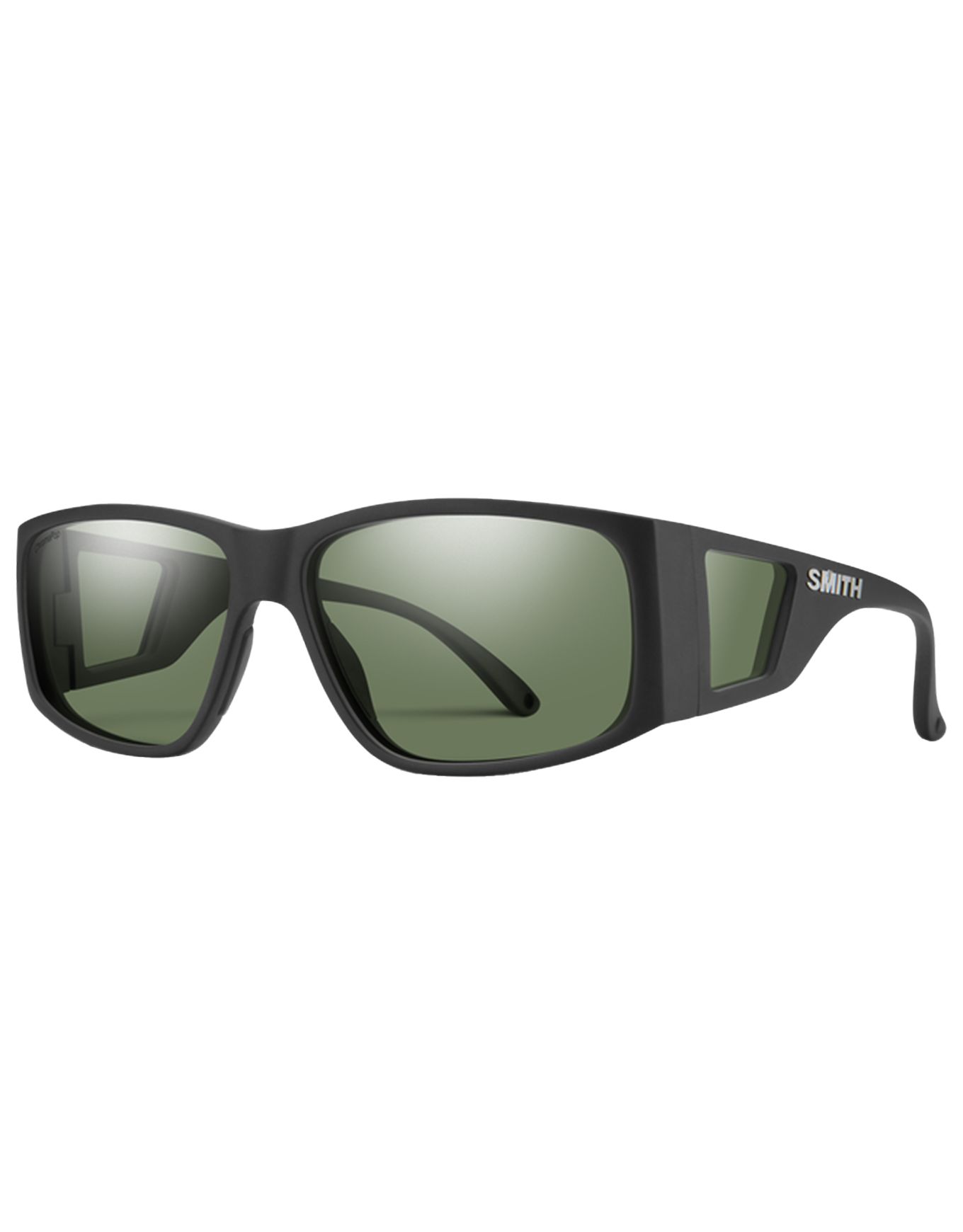 Monroe Peak Matte Black Chromapop Polarized Gray Green + Smith
