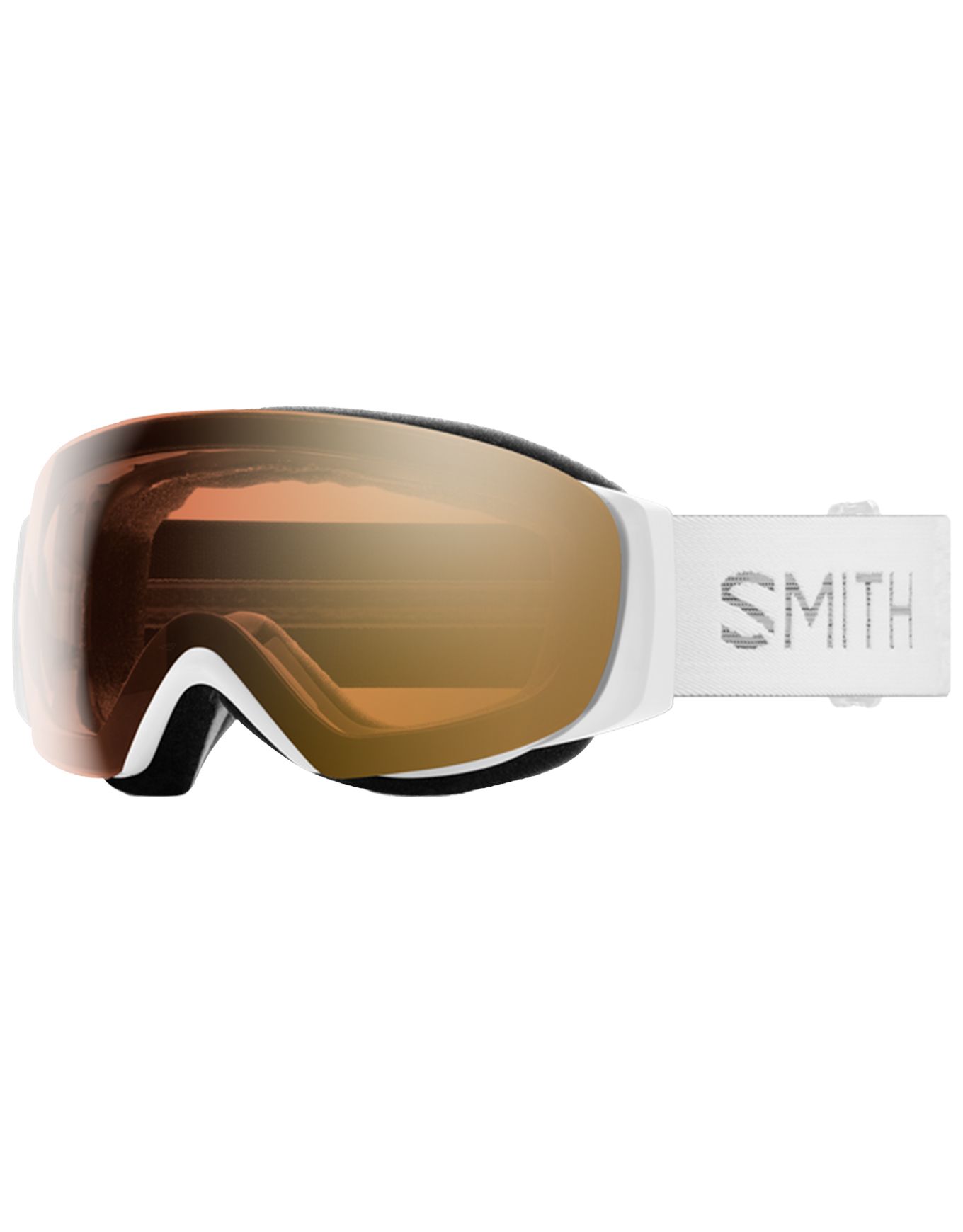I/O Mag S White Chunky Knit Chromapop Pro Photochromic Gold Mirror + Smith