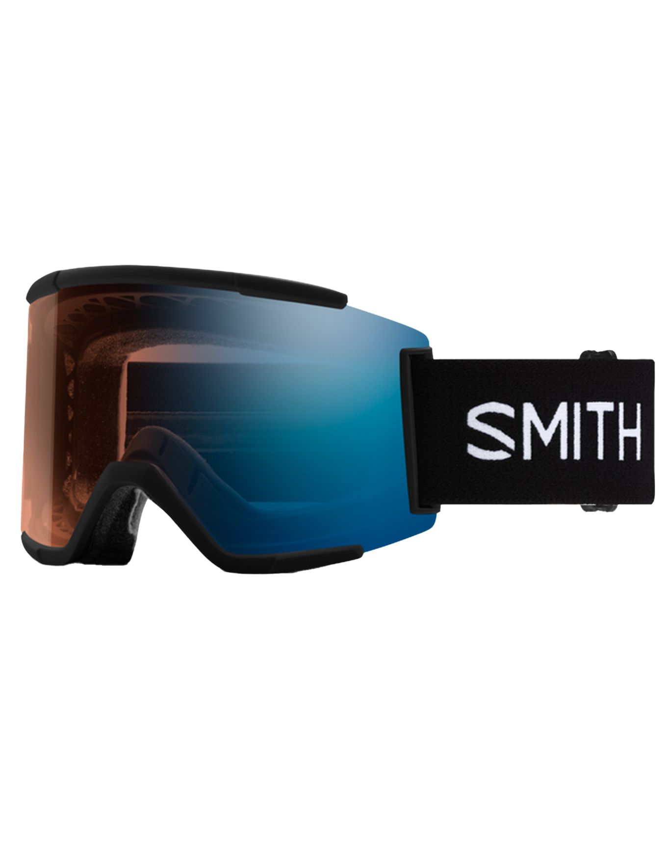 Smith Squad Xl Black Chromapop Pro Photochromic Blue Mirror Ski