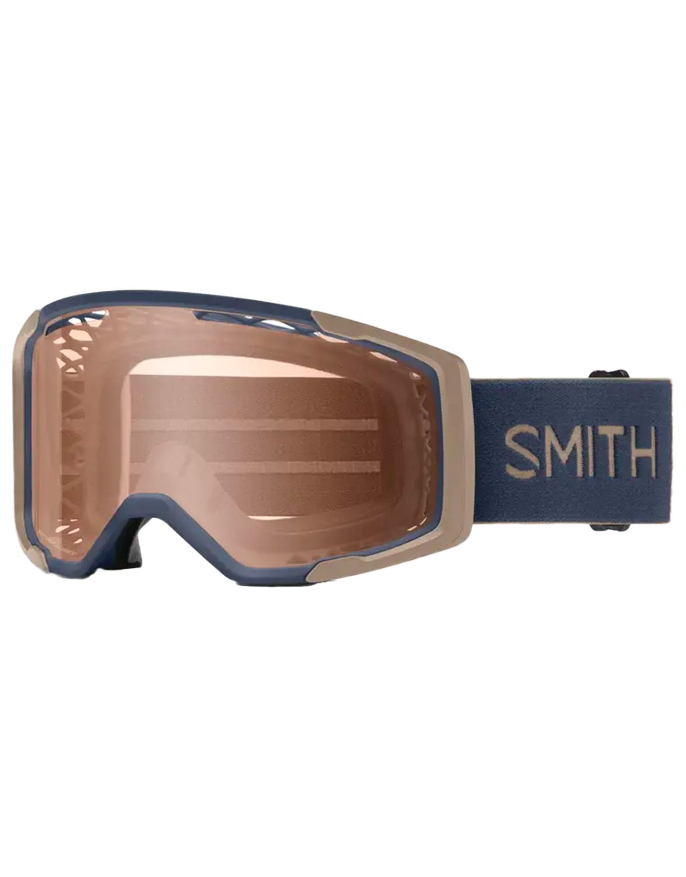 Rhythm Mtb Royal Navy / Summit Chromapop Amber Low Light + Smith