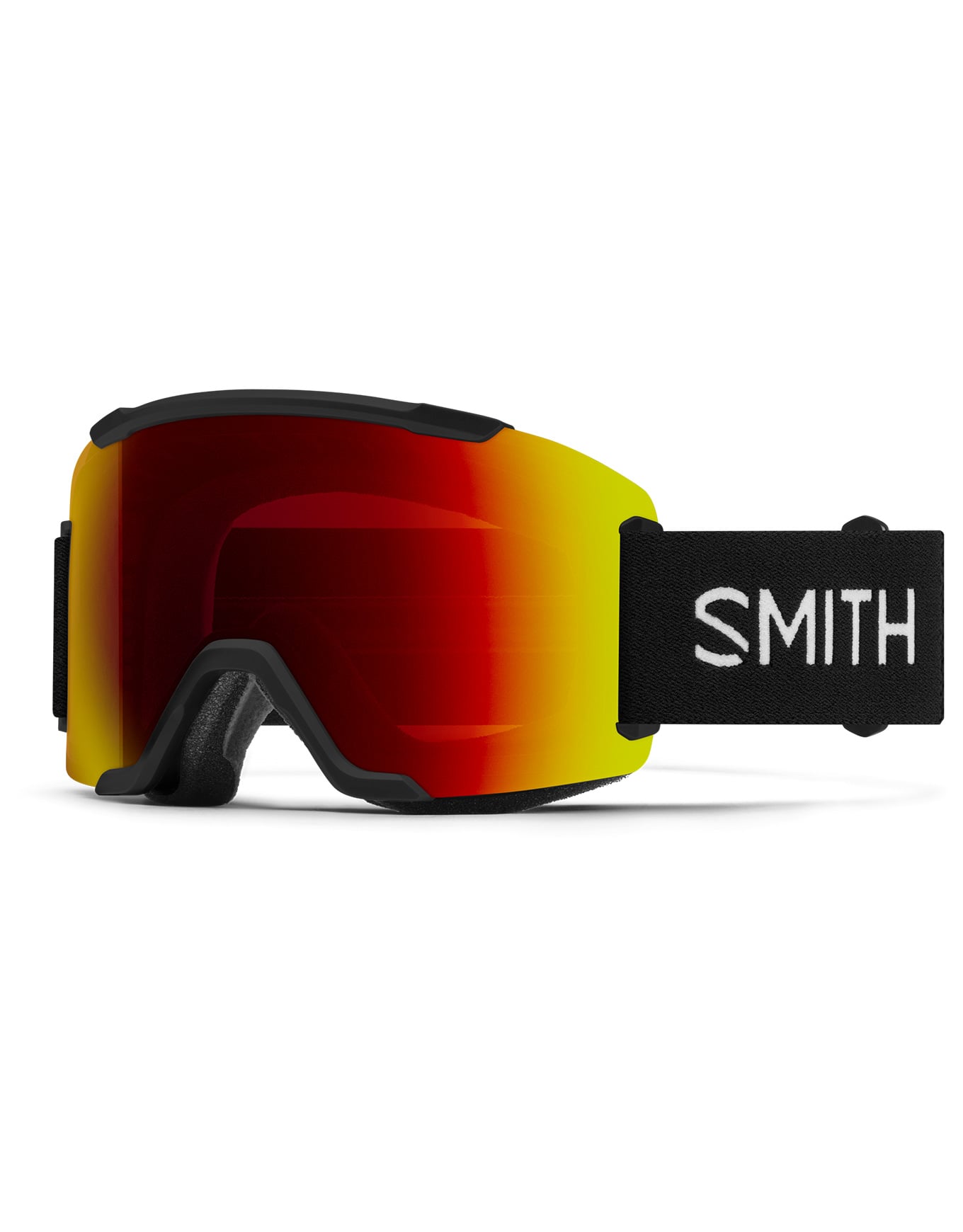 Squad Black/ Chromapop Sun Red Mirror + ChromaPop Storm Yellow Flash + Smith