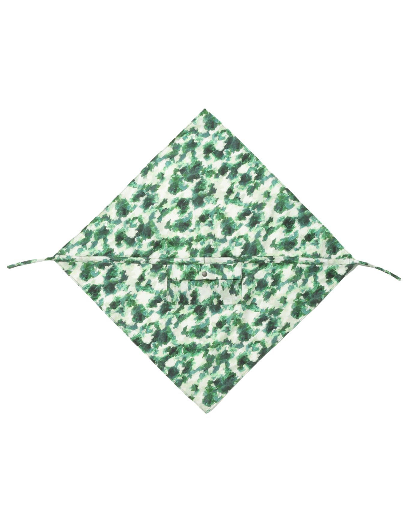 Printed Breathable Quick Dry Bandana Green Pt + Snow Peak