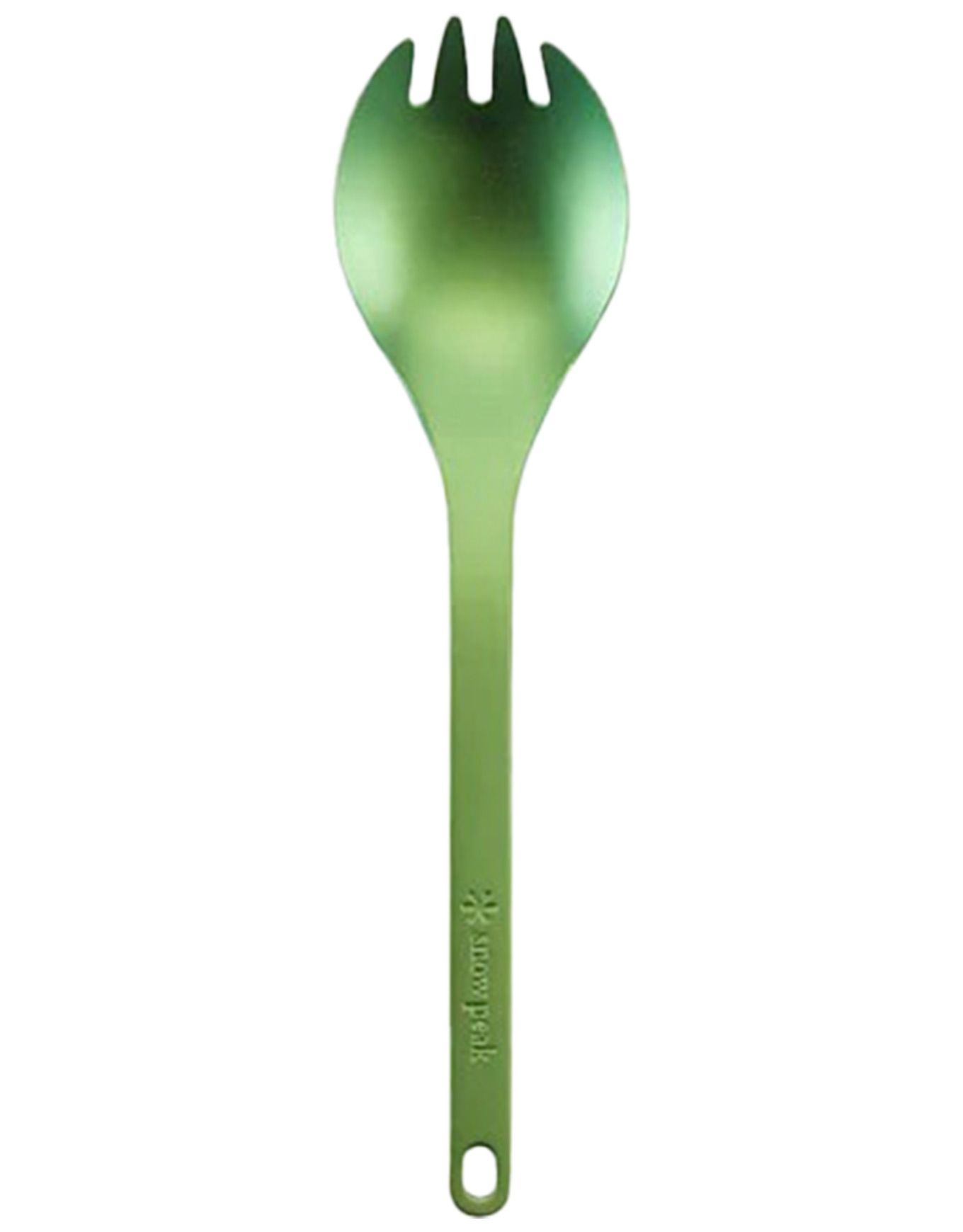 Titanium Spork Green + Snow Peak
