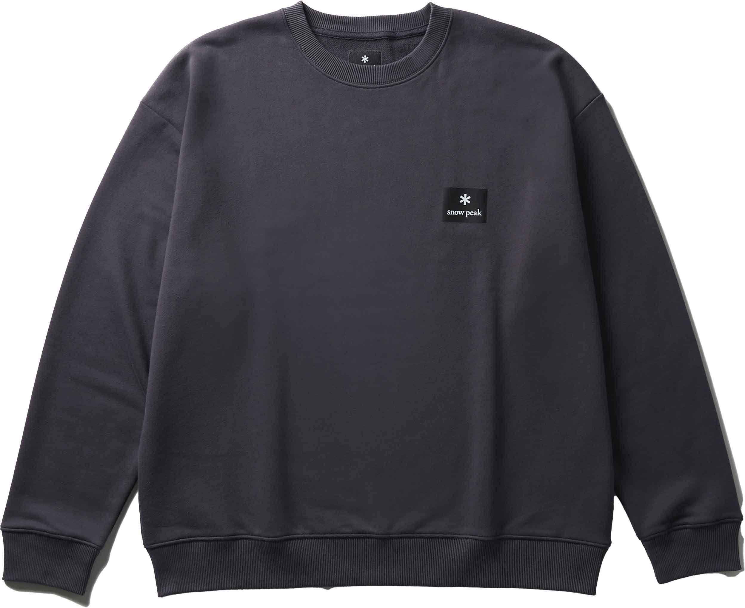 NSD Square Logo Pullover Charcoal + Snow Peak