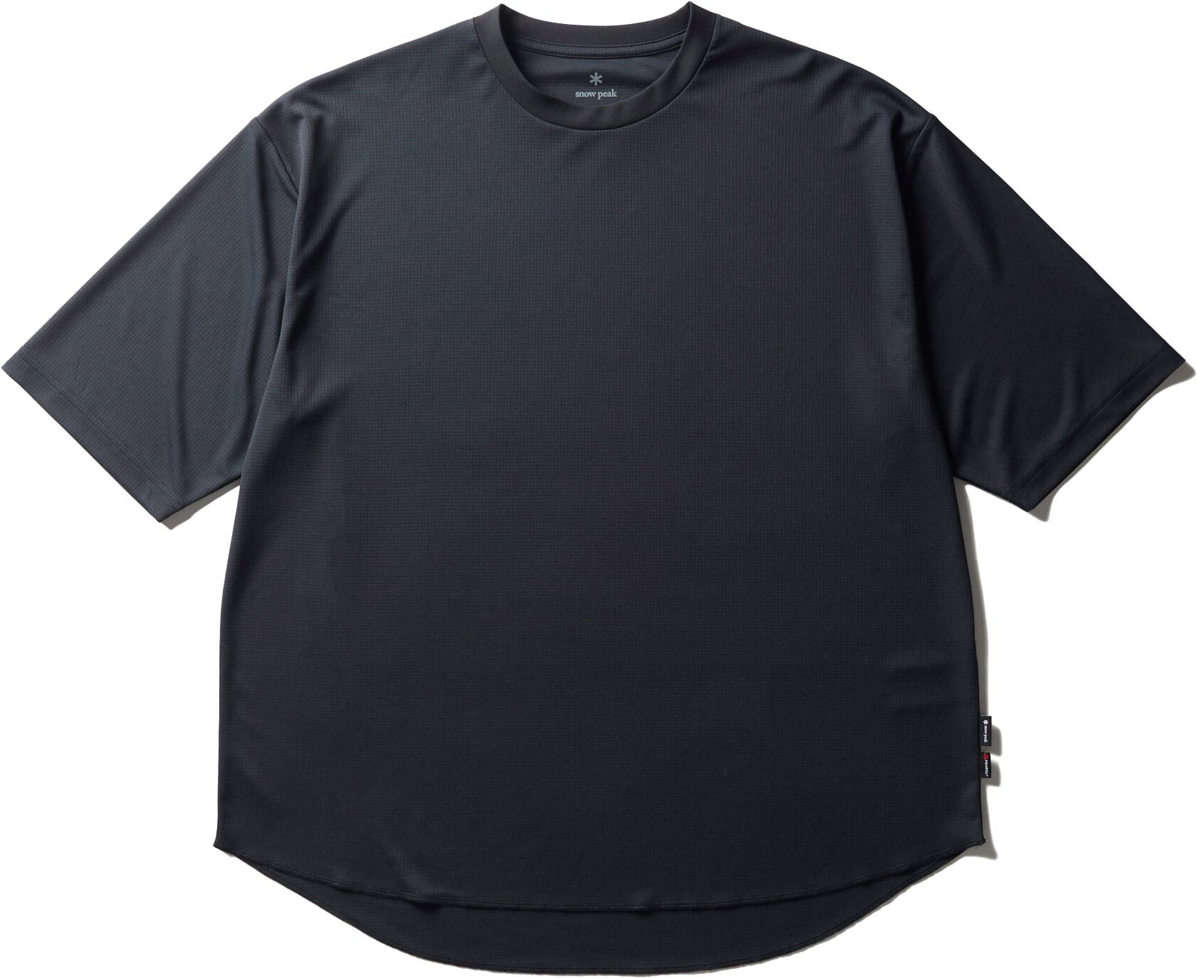 Polartec Power Dry Wide T-Shirt Black + Snow Peak