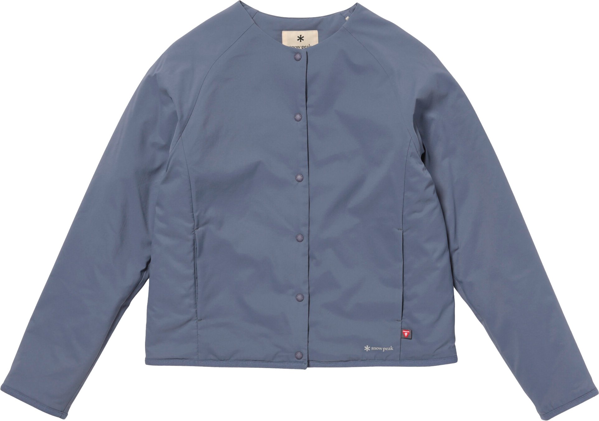 Flexible Insulated Cardigan W Light Blue + Snow Peak