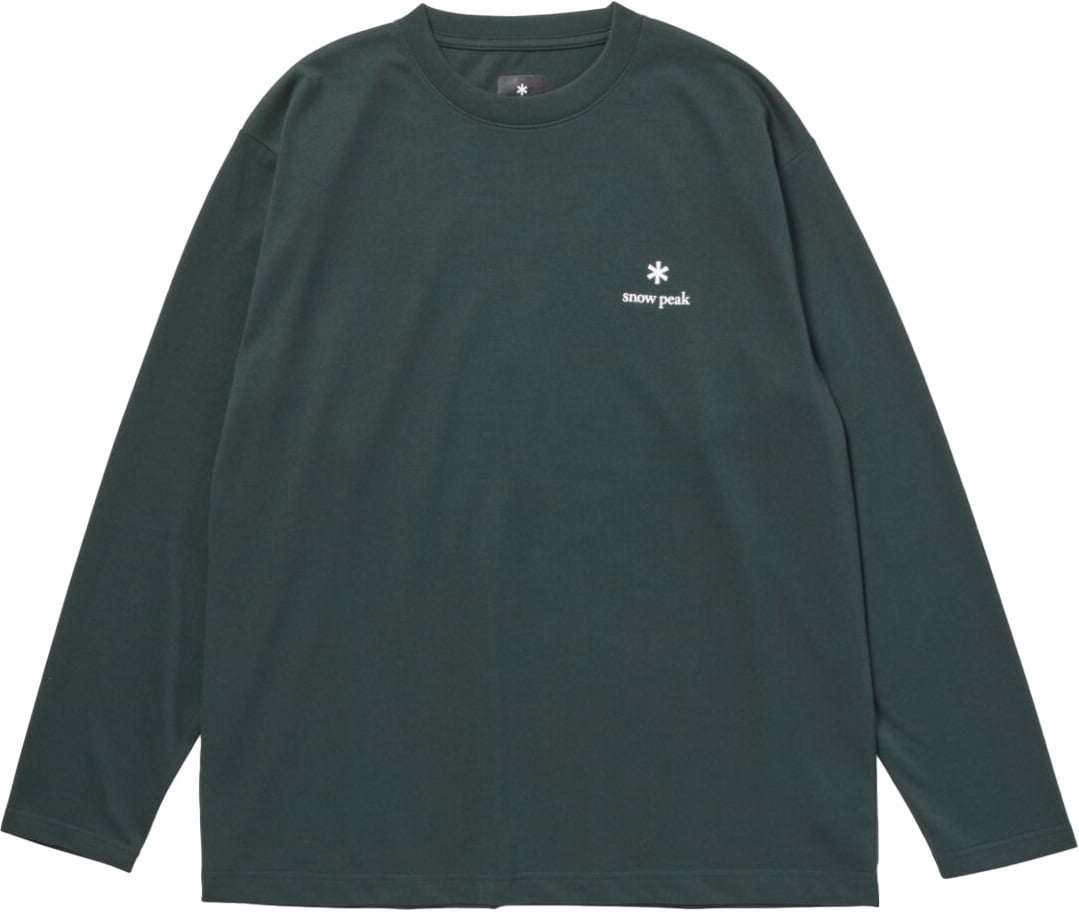 NSD Logo LS T-Shirt Dark Green + Snow Peak