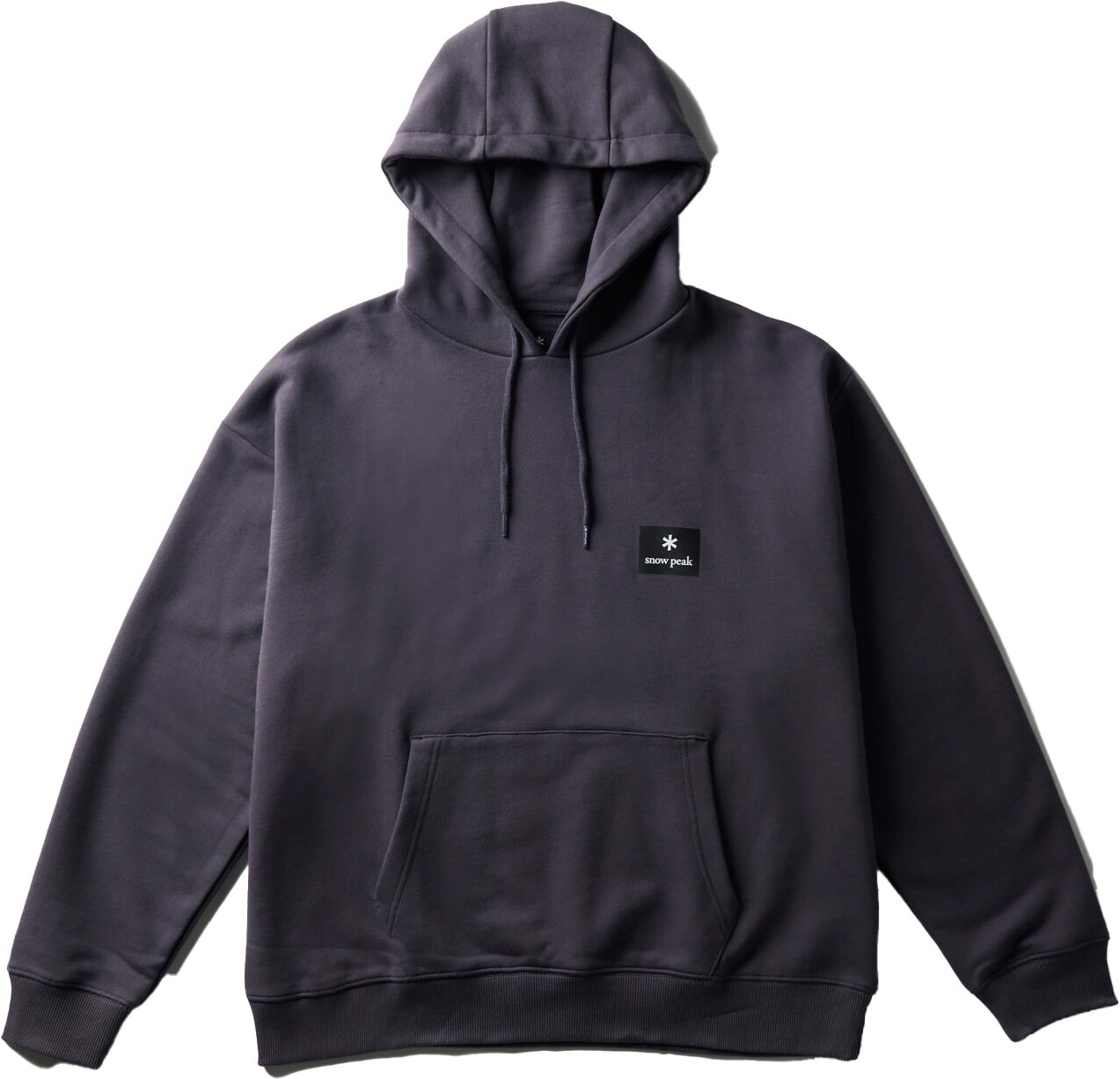 NSD Square Logo Hoodie Charcoal + Snow Peak