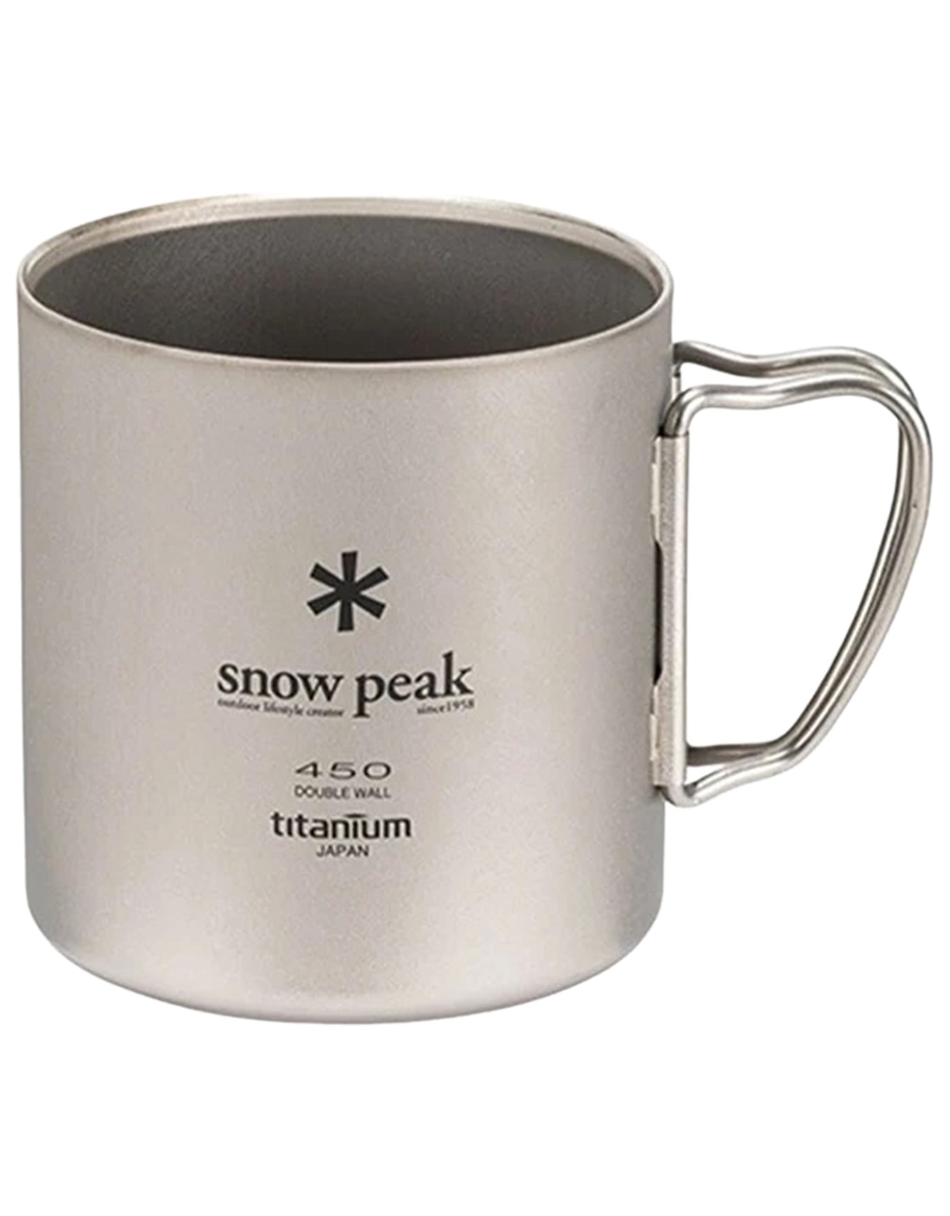 Titanium Double Wall 450 Mug + Snow Peak