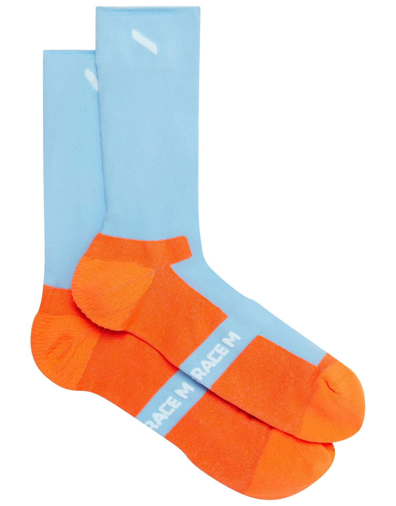 Crew Race Sock Pastel Blue/Orange + Soar