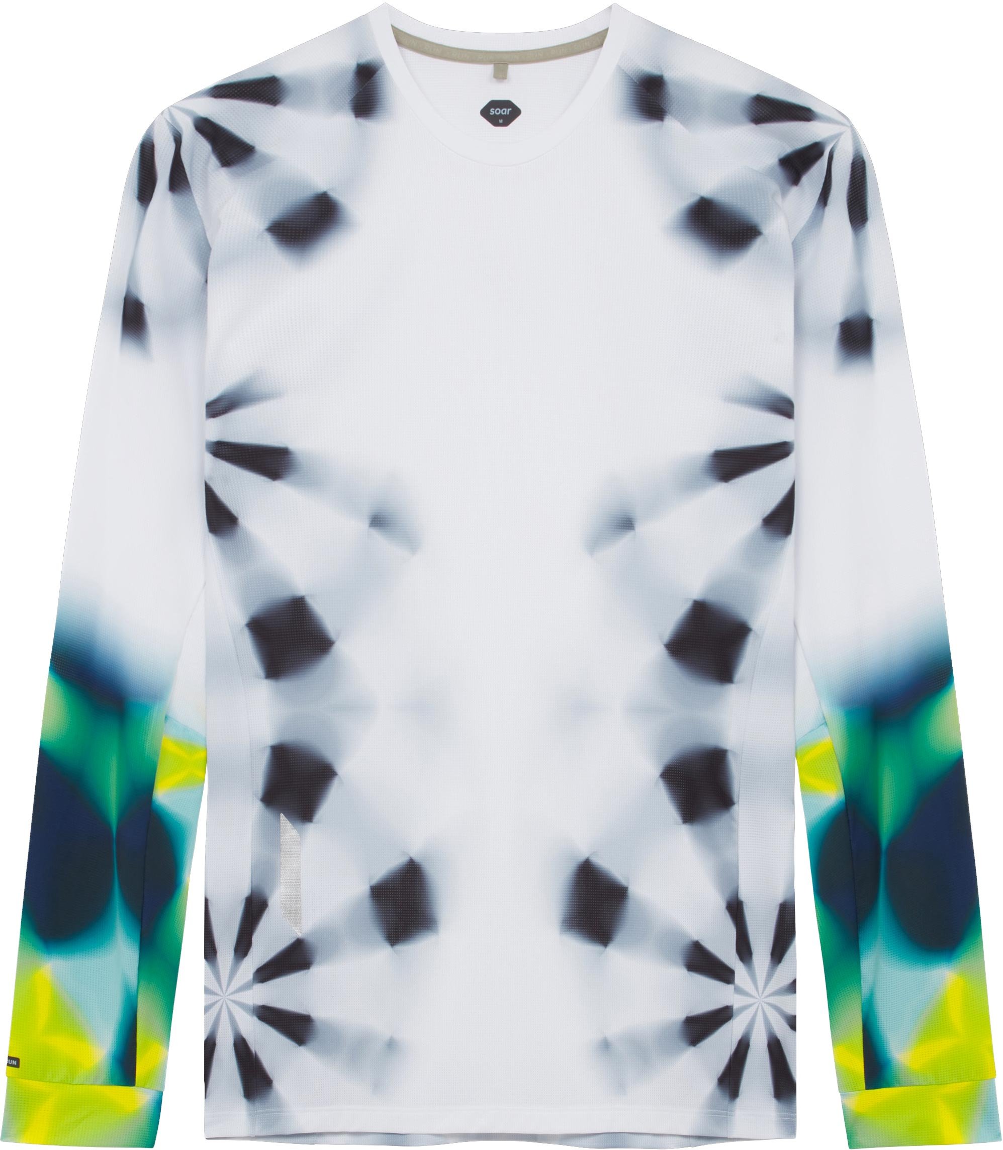 LS Printed Tech T White/Green Kaleidoscope + Soar