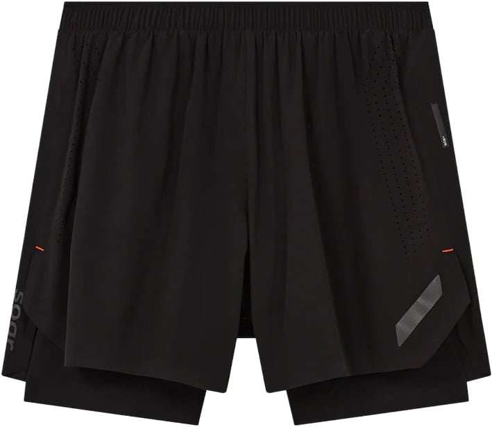 Dual Run Shorts Black/Black + Soar