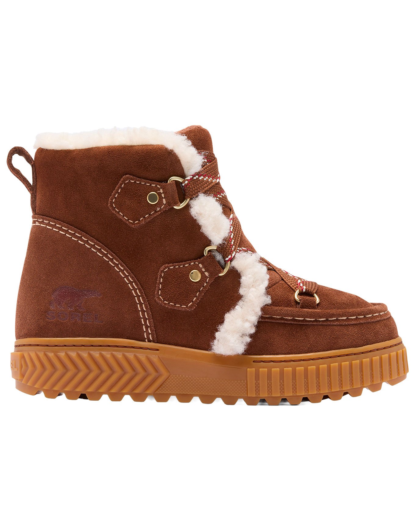 Ona Ave Alpine Plus WP W Dark Auburn Gum + Sorel