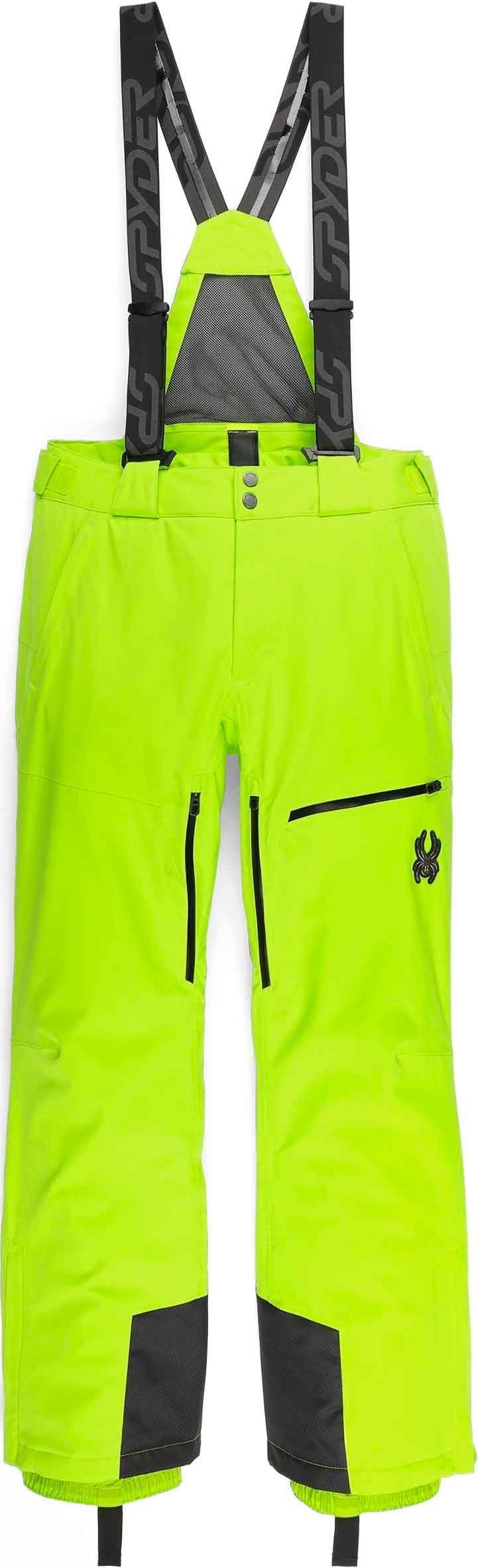 Spyder Dare Pants Lime Pantalons ski : Snowleader