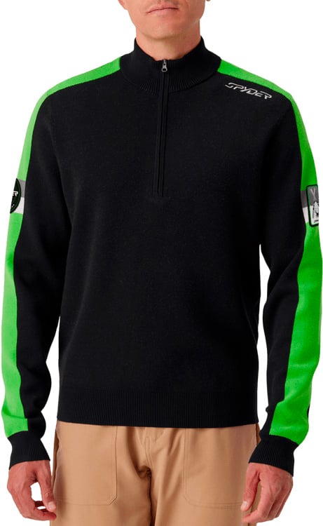 Verbier 1/2 Zip Sweater Black 2 + Spyder