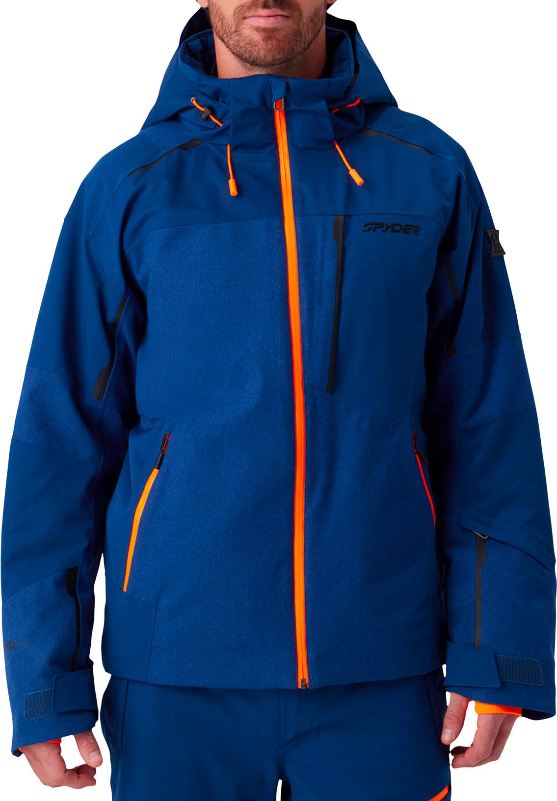 Leader Jacket Indigo Melange + Spyder