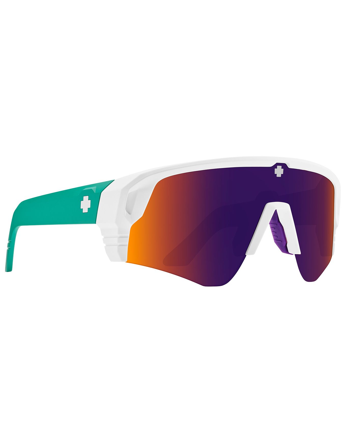 Monolith Speed Matte White Teal - Happy Gray Green Dark Purple + Spy