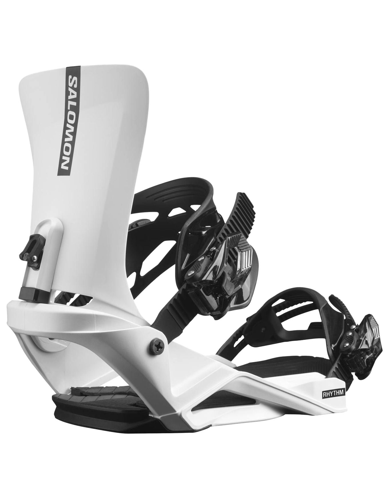 Salomon Snowboard Rhythm White Classic snowboard bindings : Snowleader