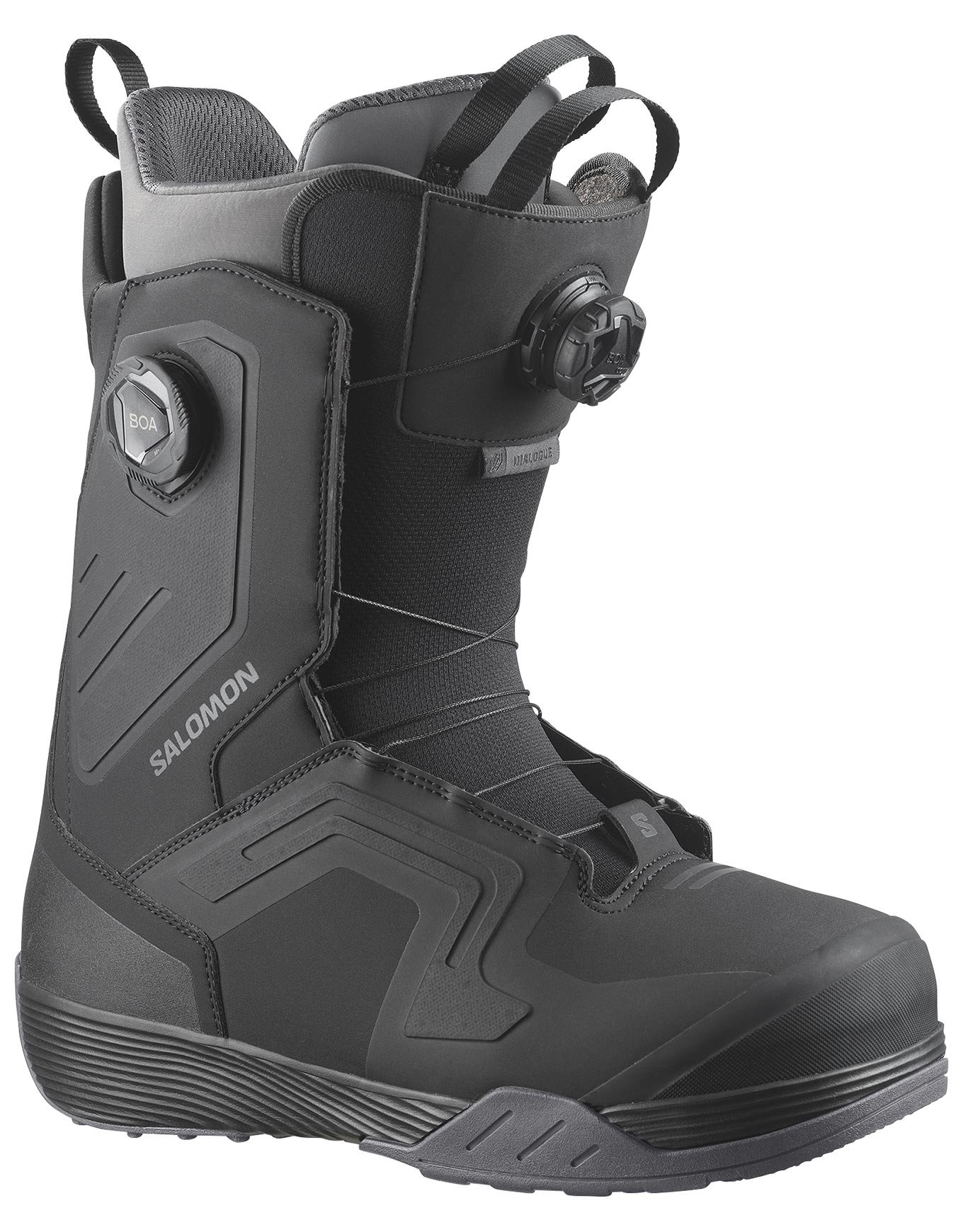 Dialogue Dual BOA Wide Black/Asphalt + Salomon Snowboard