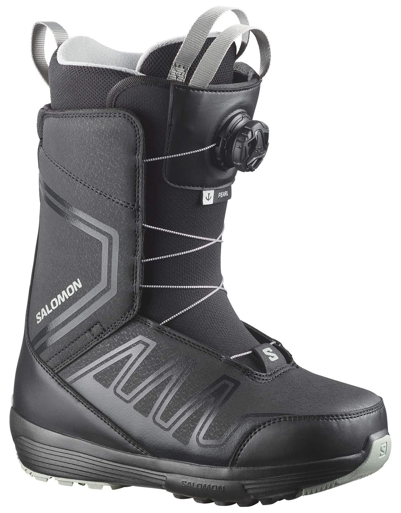Pearl BOA Black/Wrought Iron + Salomon Snowboard