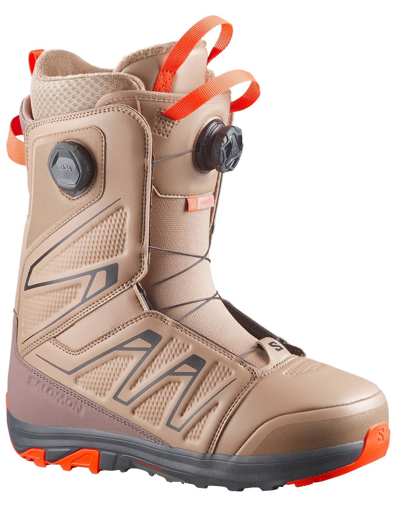 Launch BOA SJ BOA Kelp/Brown Lentil/Dragon Fire + Salomon Snowboard