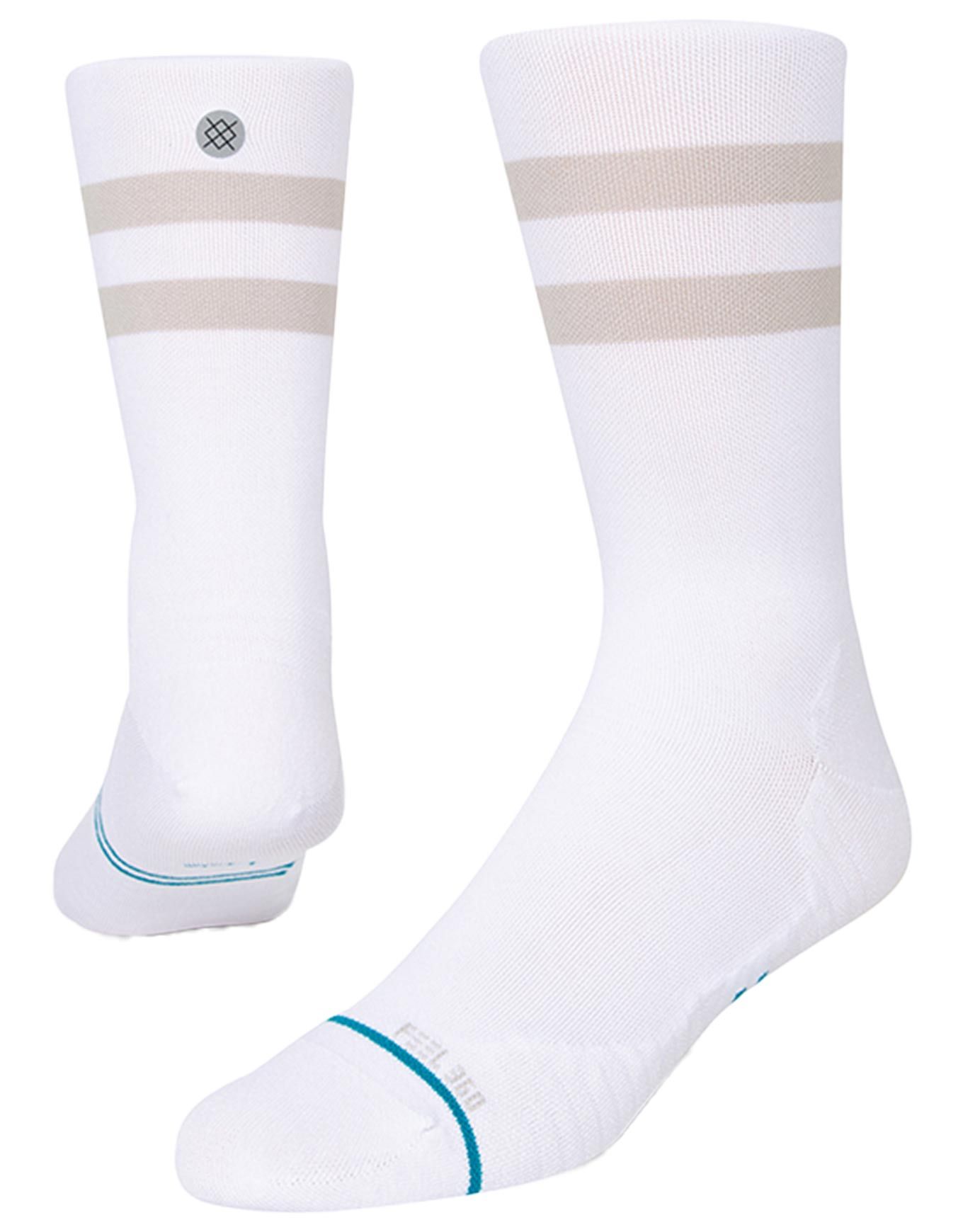Chaussettes Cyclisme Stance Pile Up - Blanc Cassé - Taille M (pointure 6-8.5) - Neuves