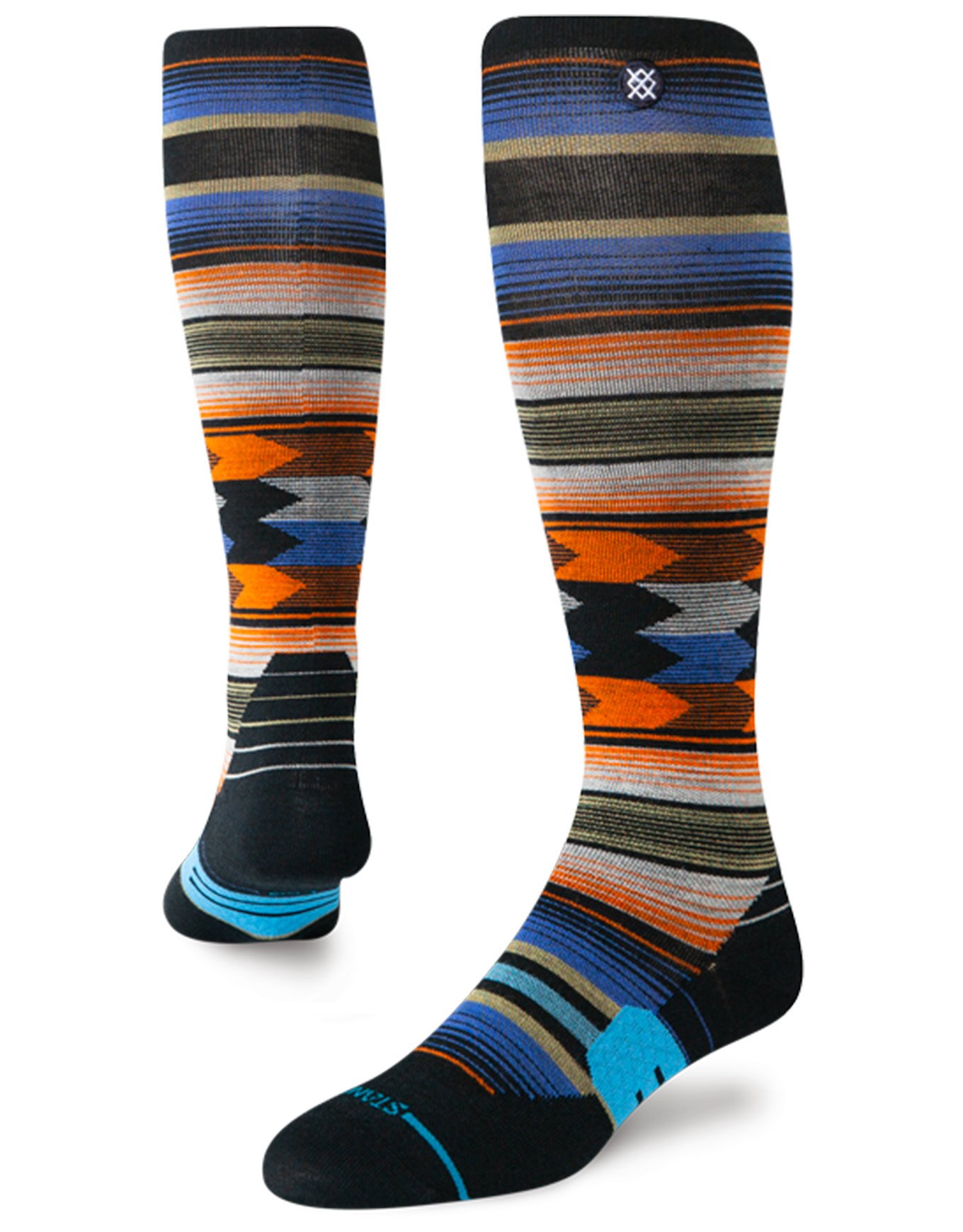 Poncho Ul Wool Snow Orange + Stance