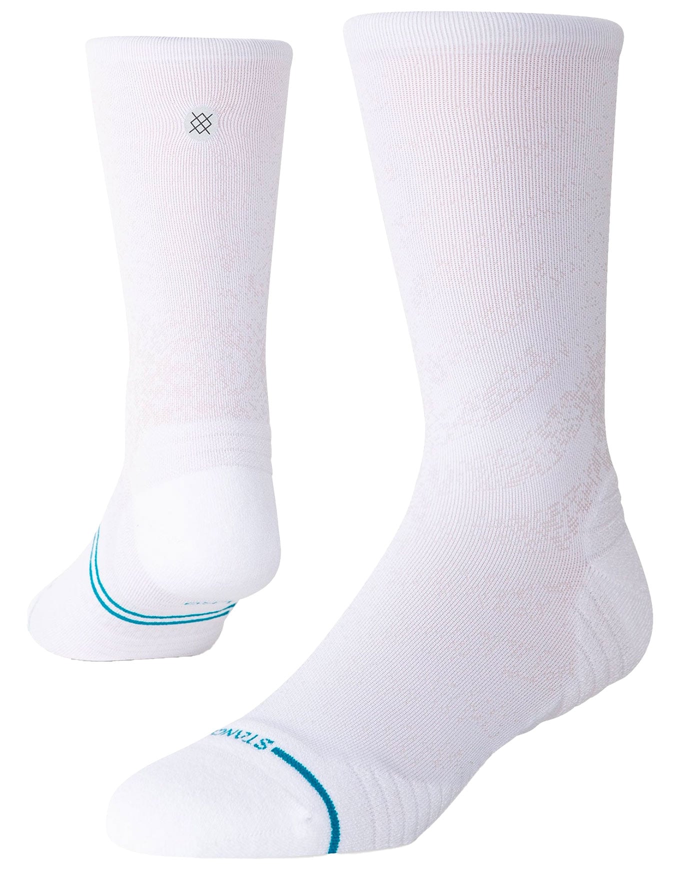 Run Light Crew White + Stance