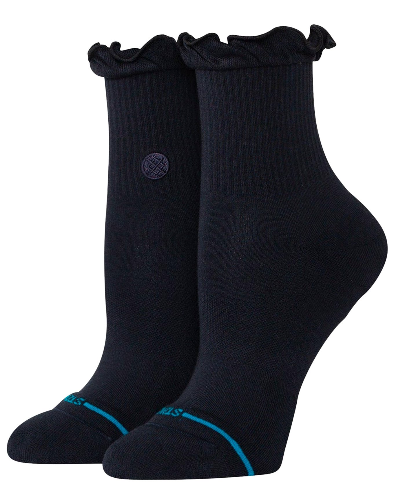 Ruffle Icon Quarter W Black + Stance
