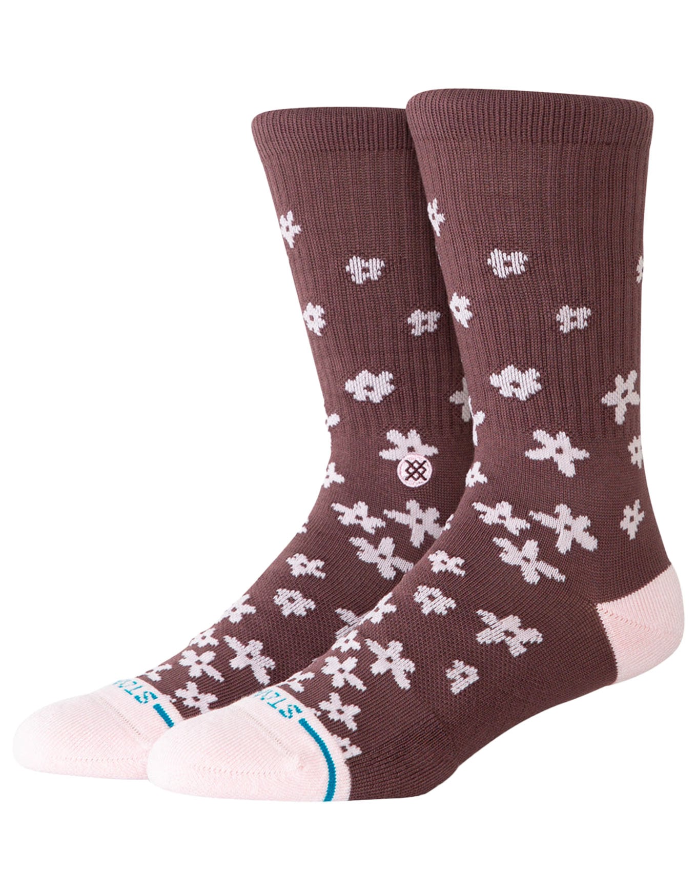 Floral Dreams Crew Brown + Stance