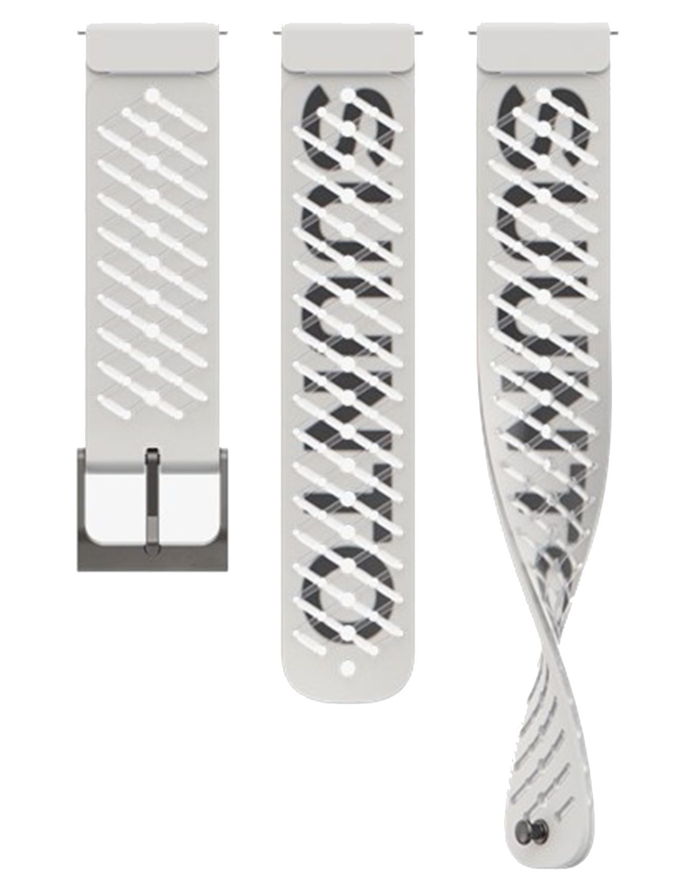Ath5 Silicone Strap Pearl White S+M + Suunto
