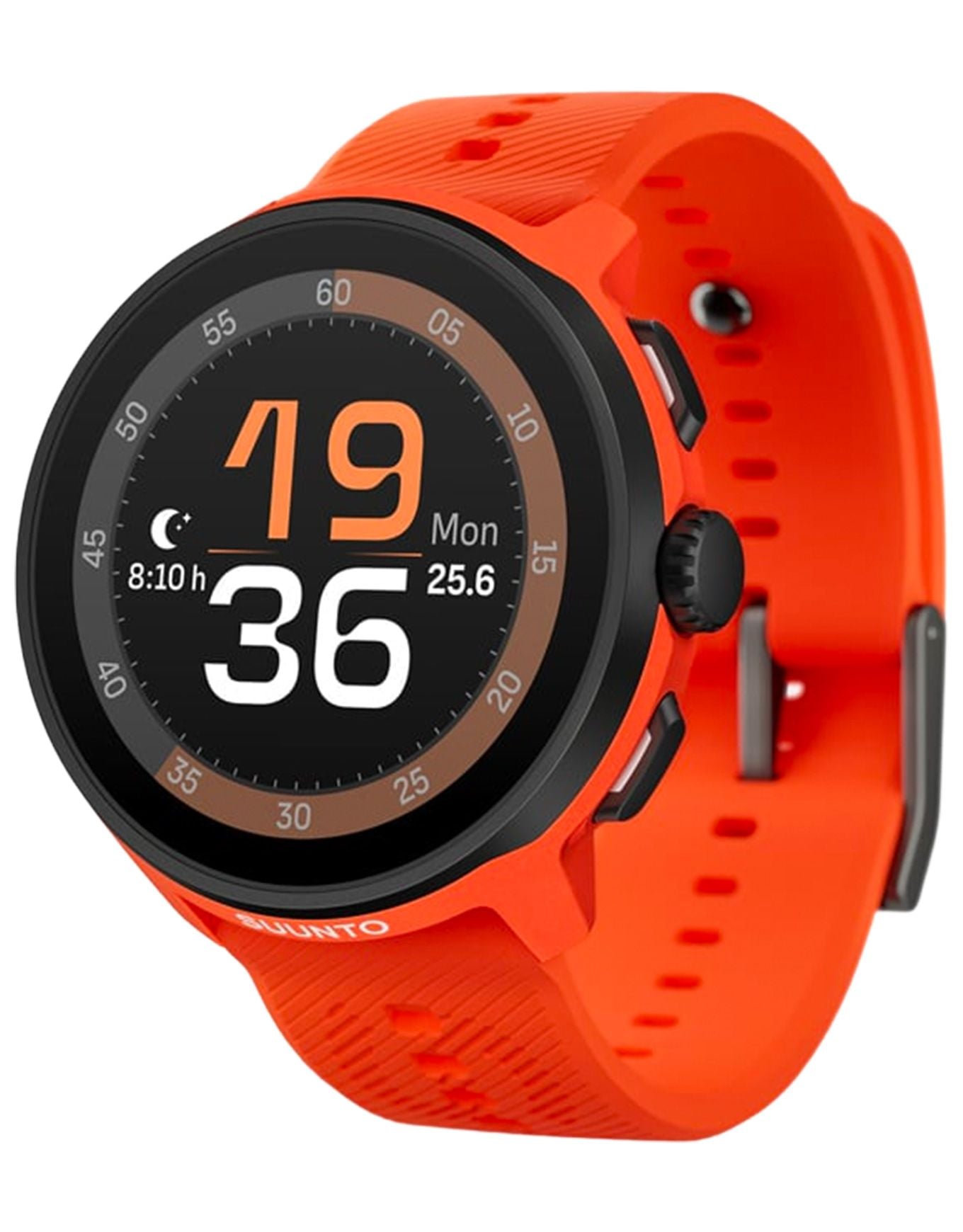 Suunto Run Coral Orange + Silicone Strap