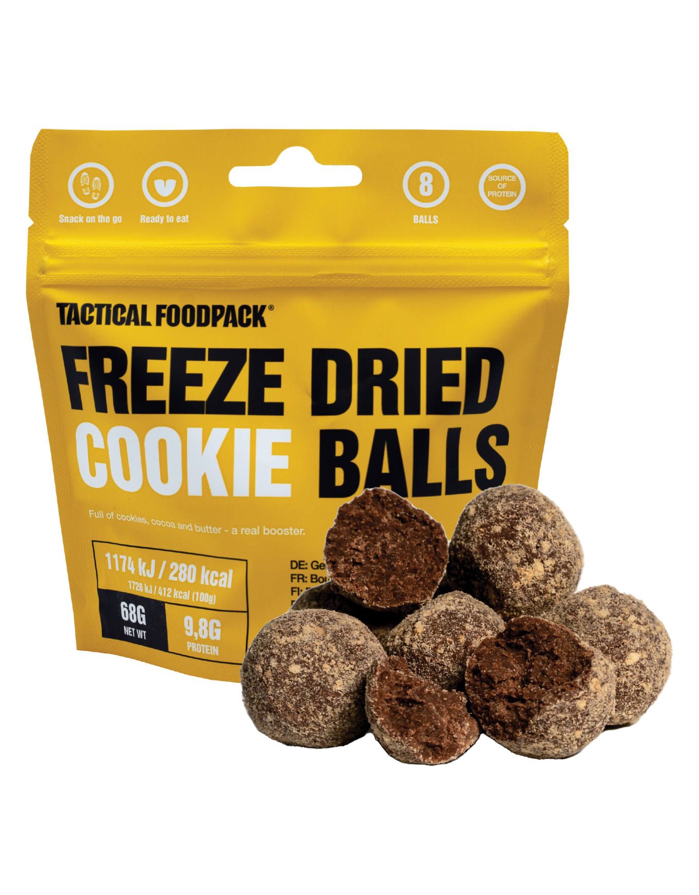 Cookie Balls 68g + Tactical Foodpack