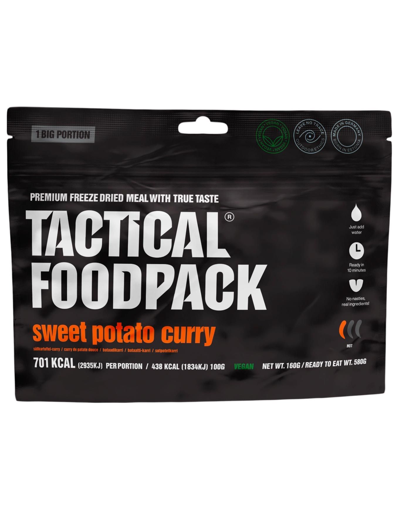 BIG Curry De Patates Douces 160g + Tactical Foodpack