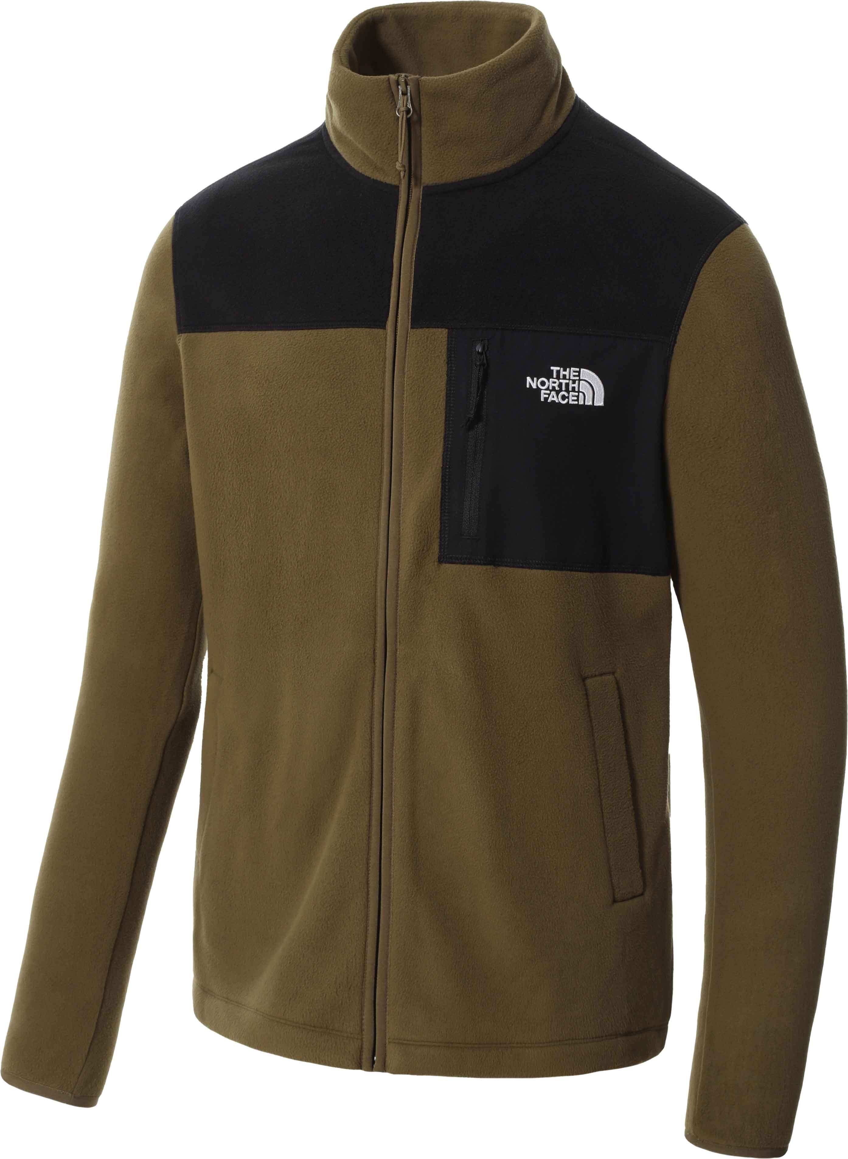 M Homesafe FZ Fleece Military Olive/Tnf Black + The North Face