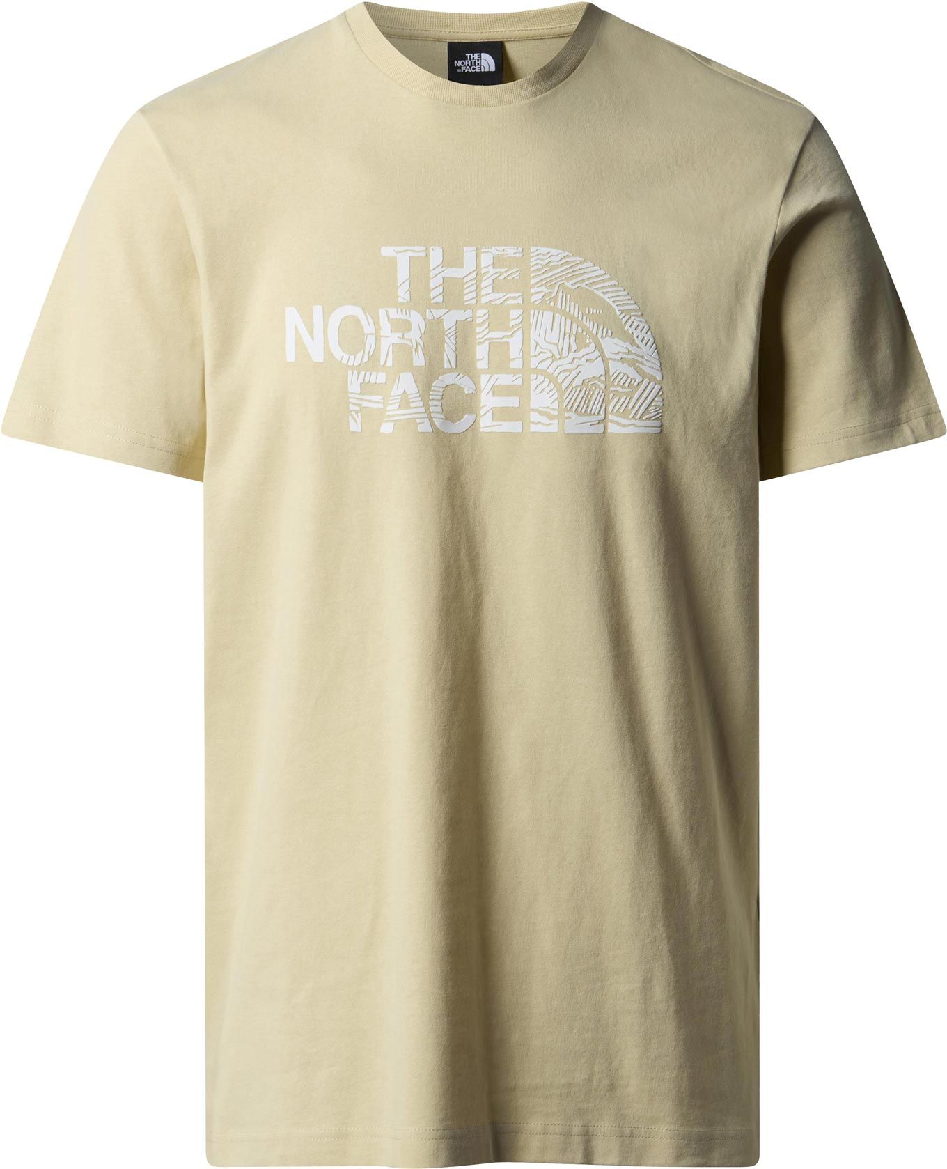 M S/S Woodcut Dome Tee Gravel + The North Face