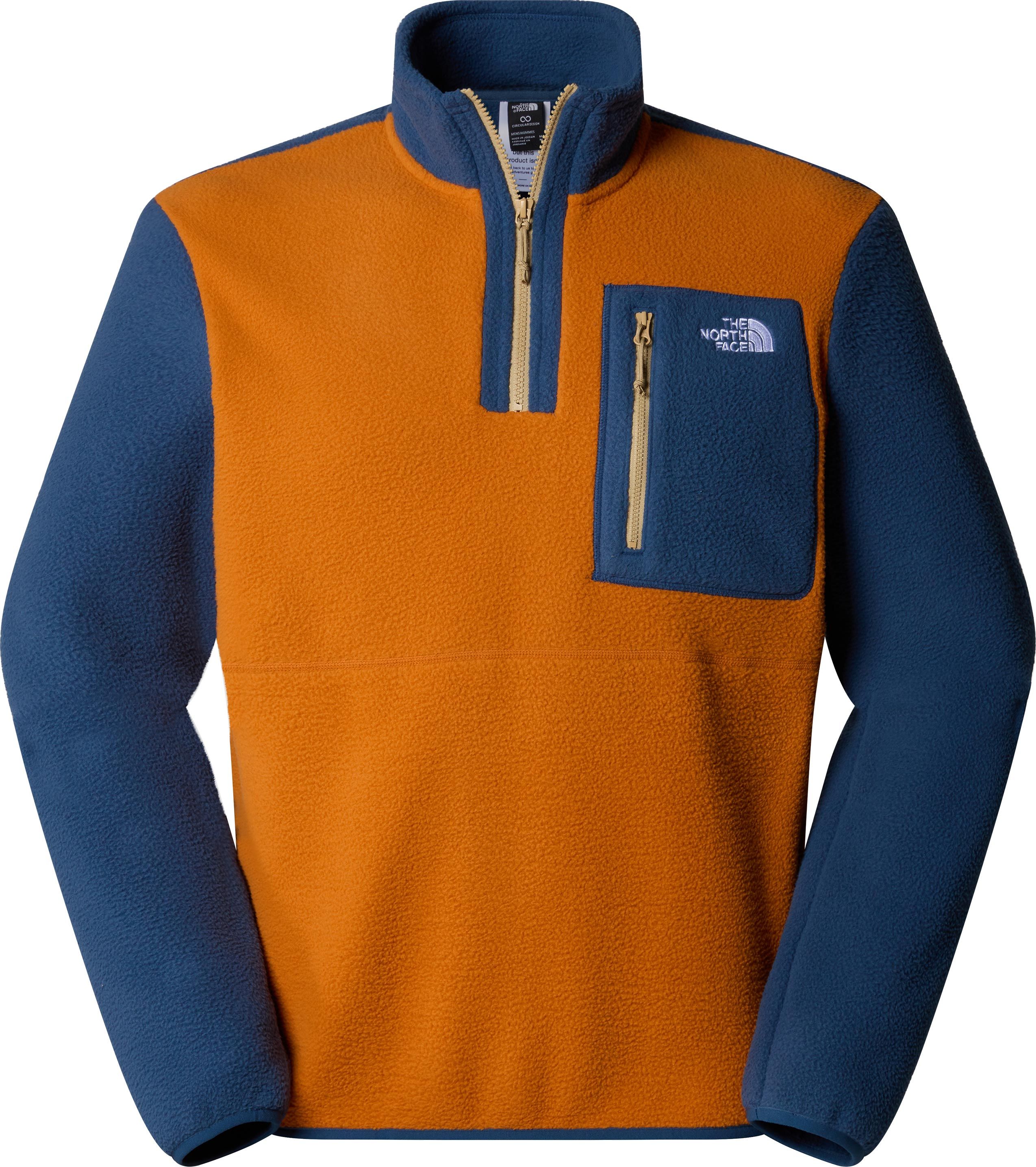 M Yumiori 1/4 Zip Desert Rust/Shady Blue + The North Face