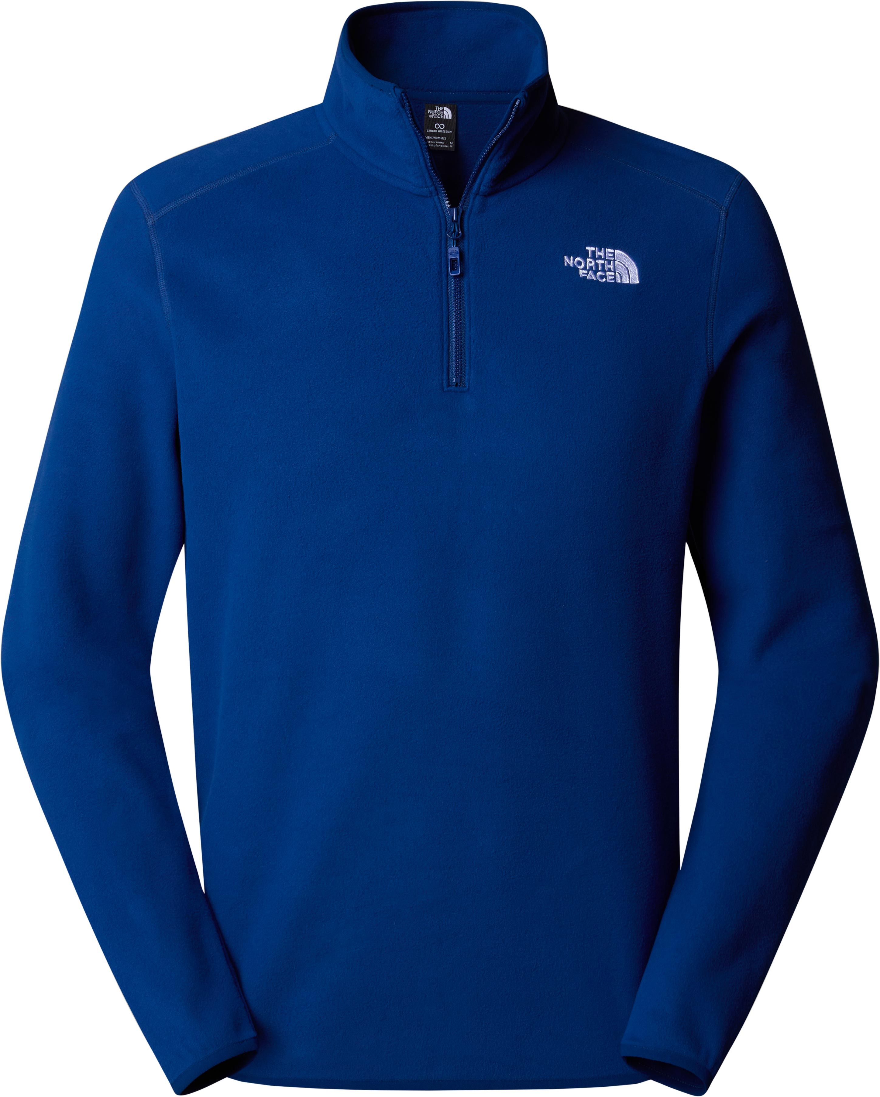 M 100 Glacier 1/4 Zip Estate Blue + The North Face