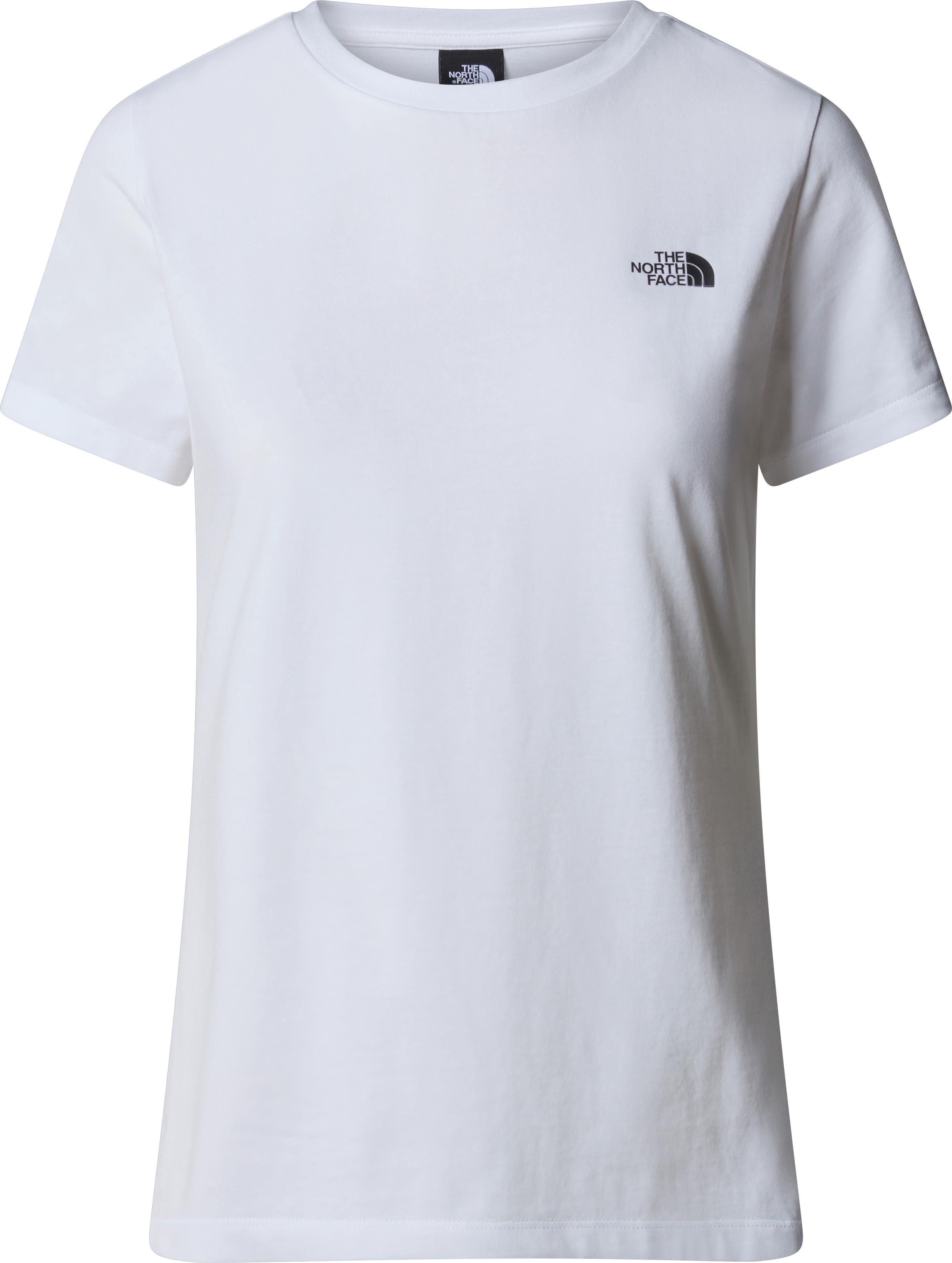 W SS Simple Dome Slim Tee TNF White + The North Face