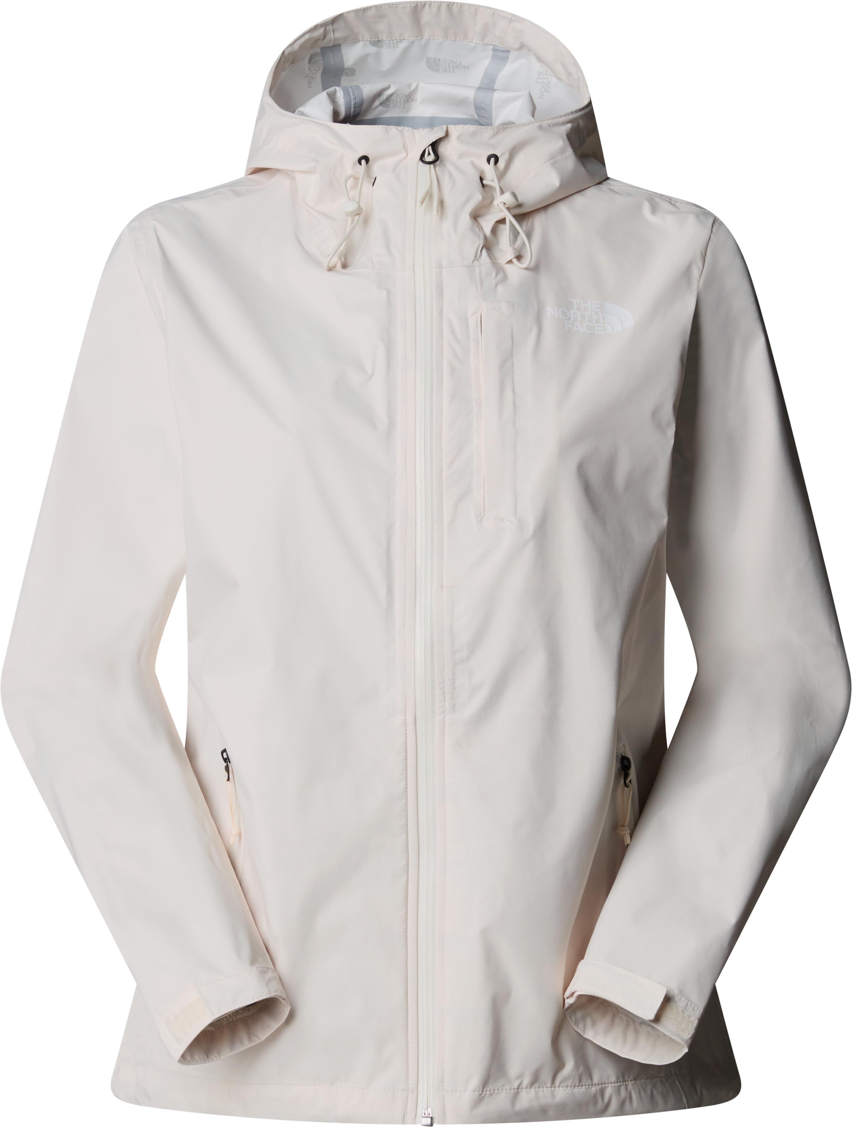 W Alta Vista Rain Jacket White Dune + The North Face