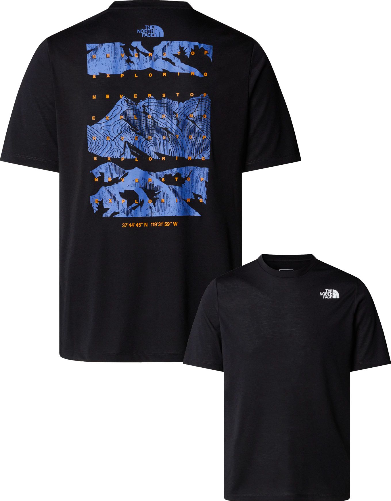 M Foundation Mountains TNF Black + The North Face