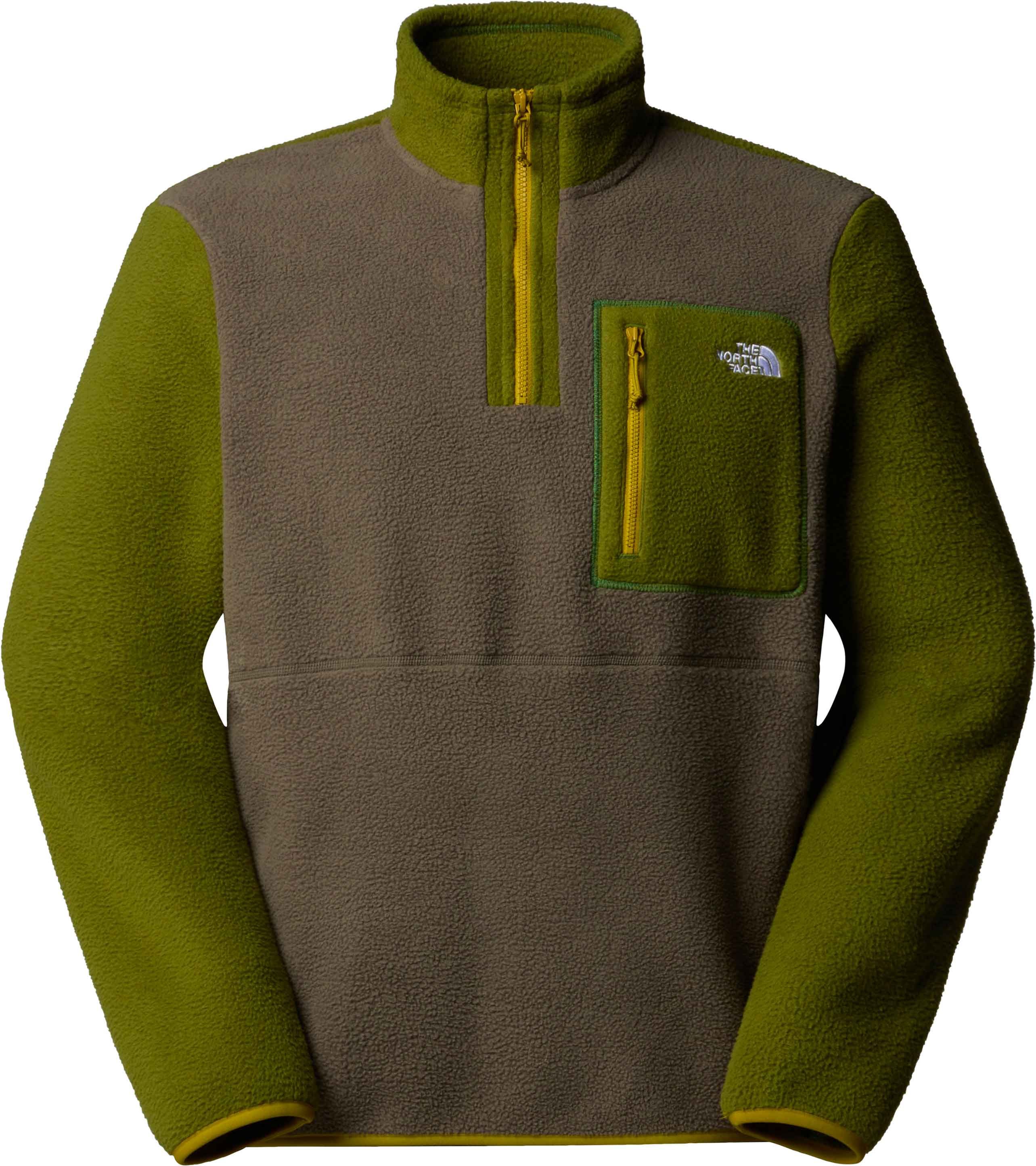 The North Face M Yumiori 1/4 Zip New Taupe Green Woodland Green The North Face M Yumiori 1/4 Zip New Taupe Green Woodland Green