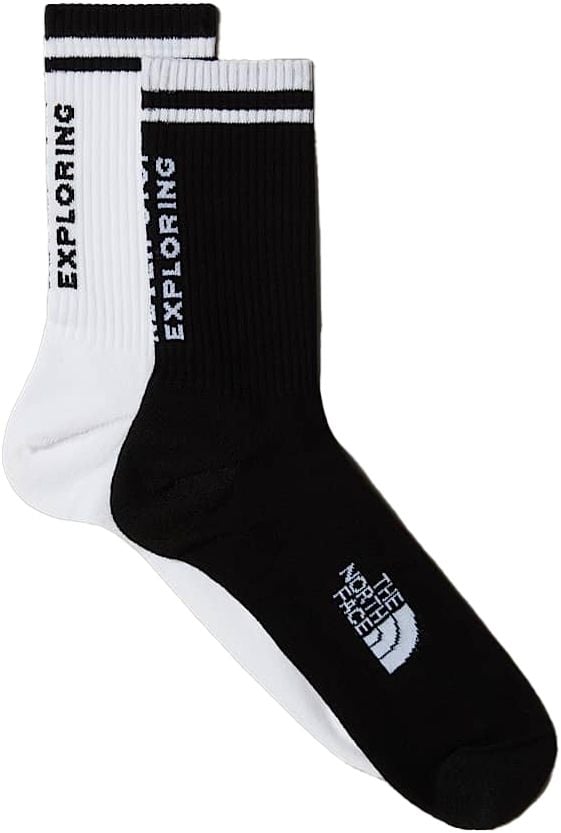 Everyday Crew Sock Nse 2P TNF Black TNF White + The North Face