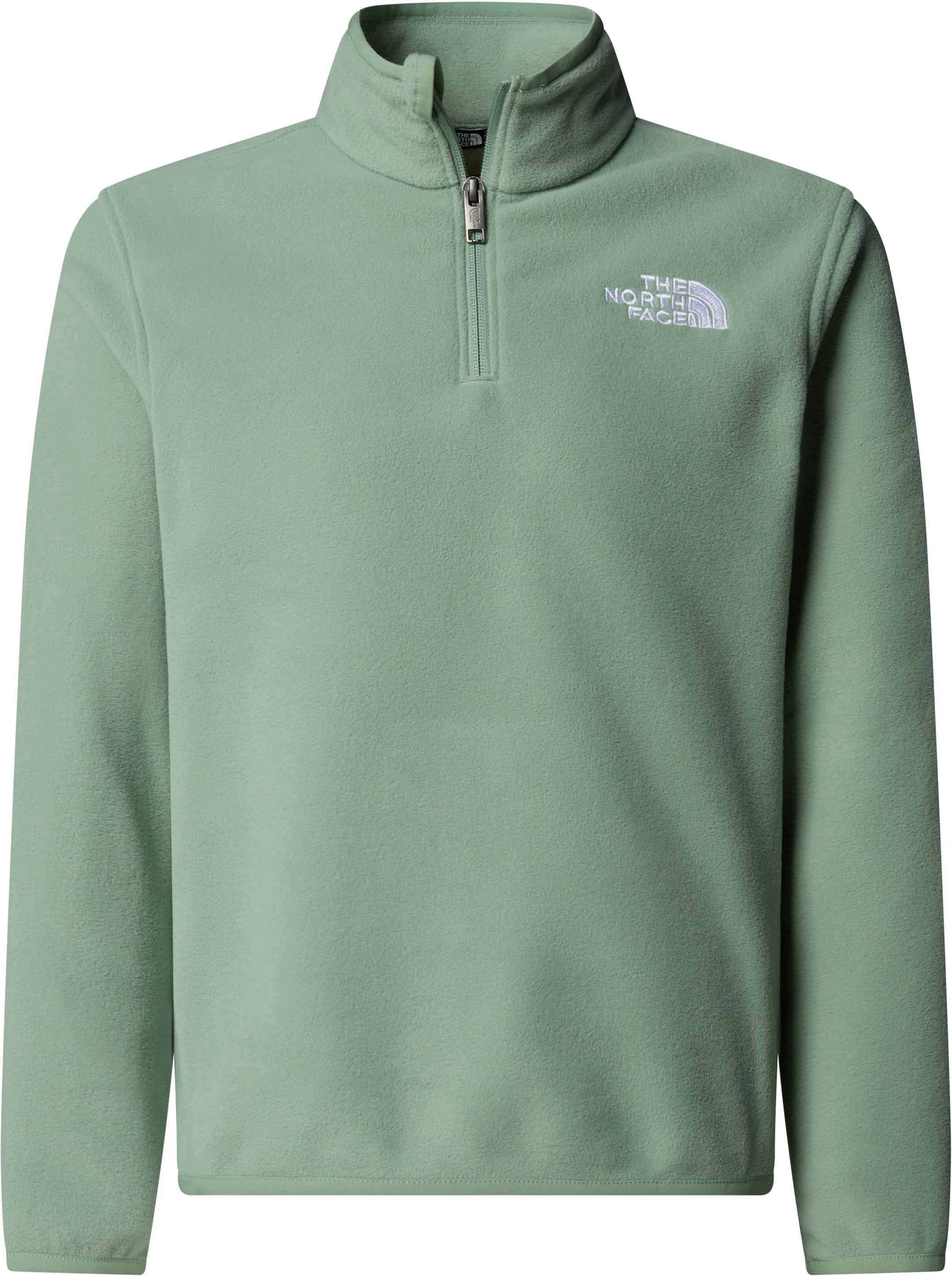 The North Face Teen Glacier 1/4 Zip Pullover Slate Moss Kid's
