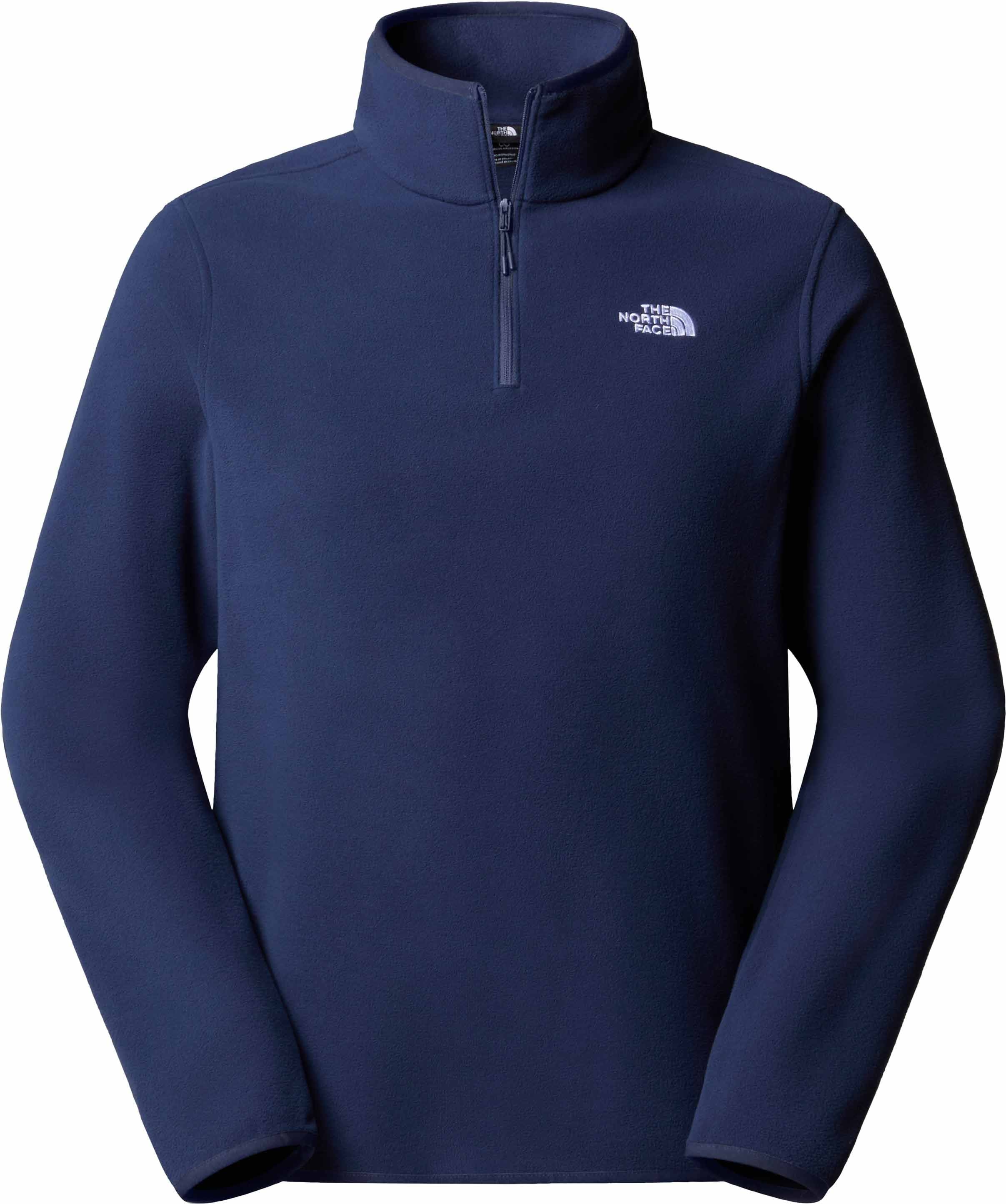 M Glacier Fleece 1/4 Zip Jacket Summit Navy + The North Face