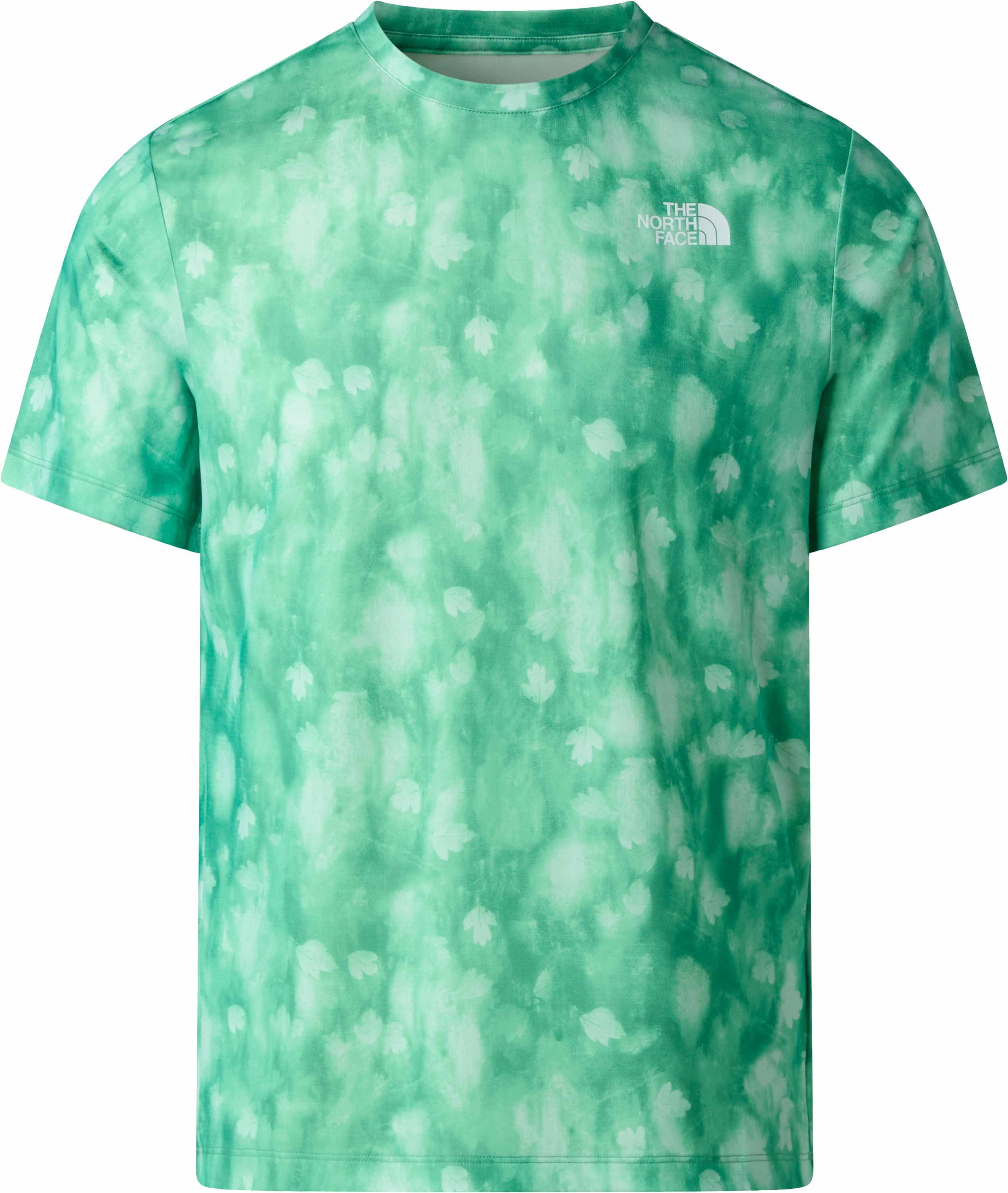 M 24/7 Short Sleeve T-Shirt Reg Print Dimmed Algae Diffused + The North Face