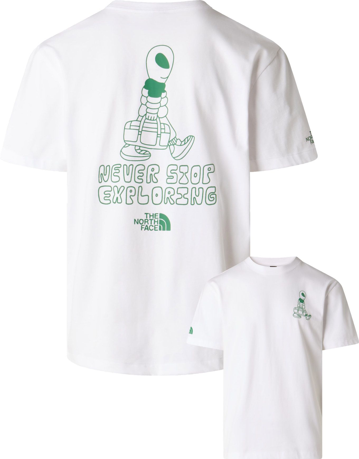 M Alien  Relaxed Short Sleeve Tee-Graphic TNF White + The North Face