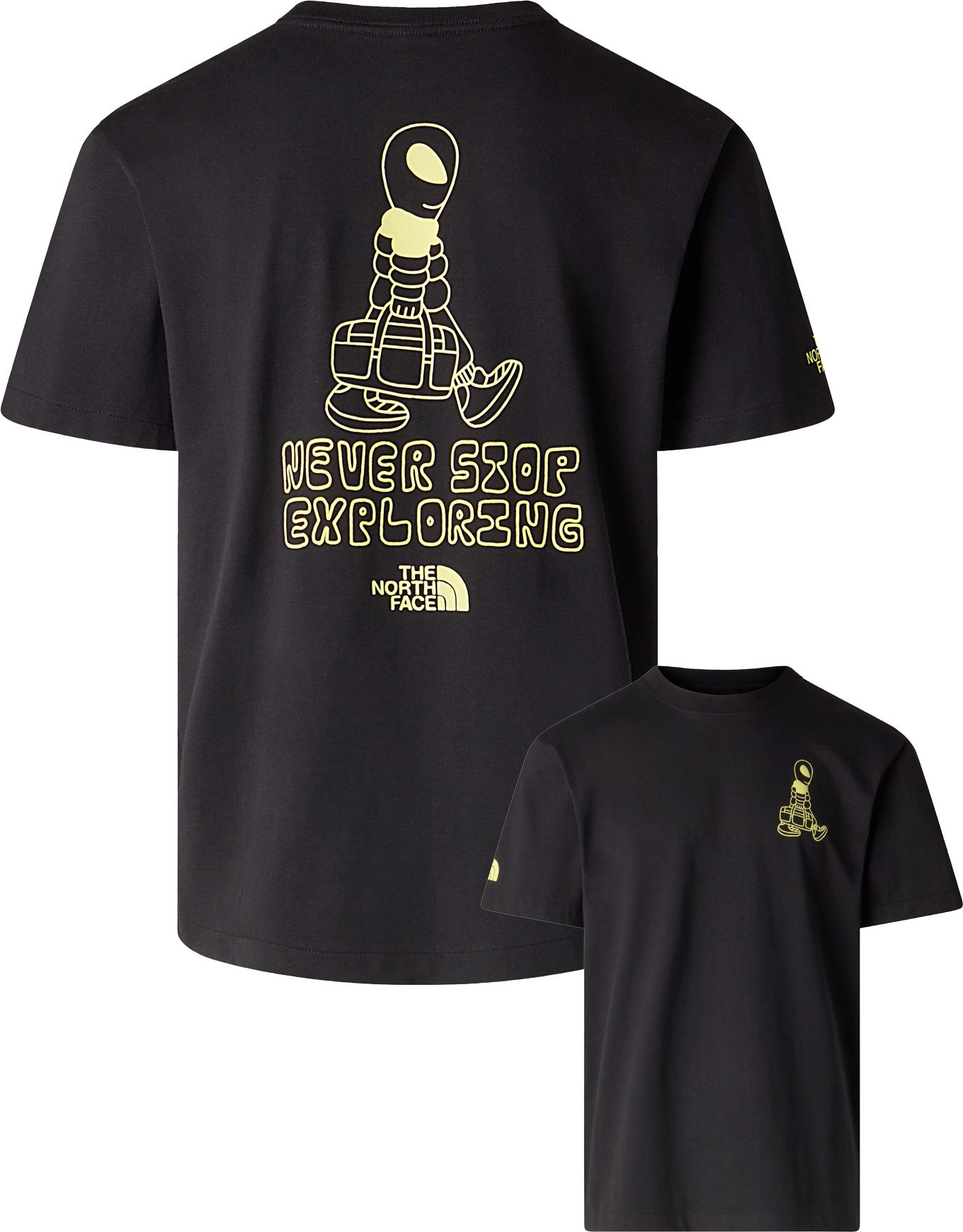 M Alien  Relaxed Short Sleeve Tee-Graphic TNF Black + The North Face