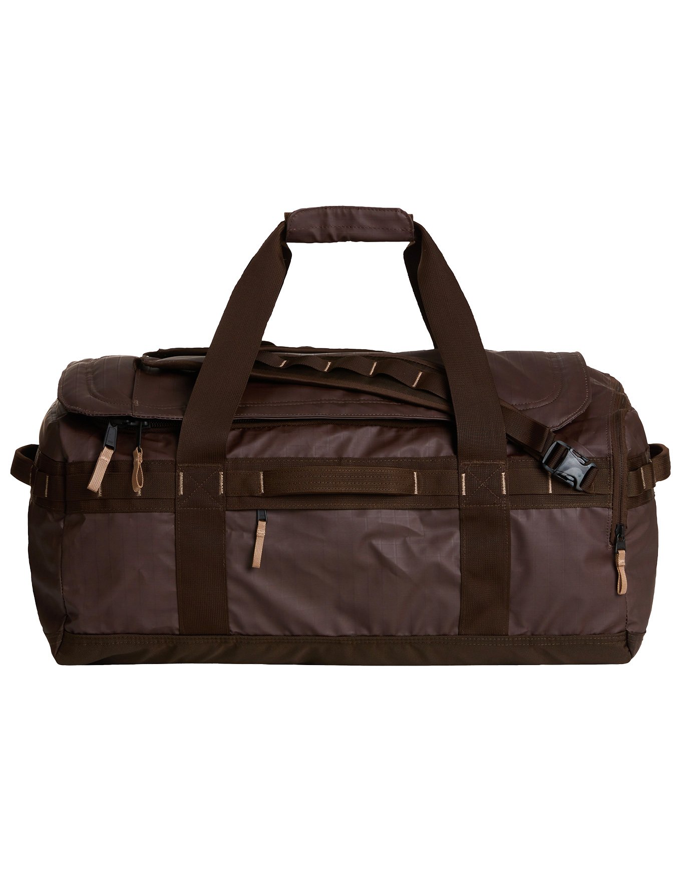 Base Camp Voyager Duffel 62L Dark Chestnut Garnet + The North Face